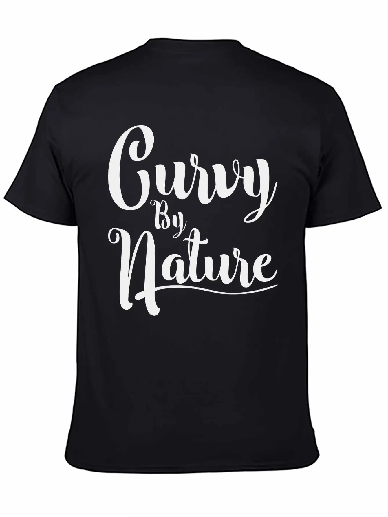 Curvy By Nature Essential Unisex Summer Tee – Soft Cotton Casual Fit