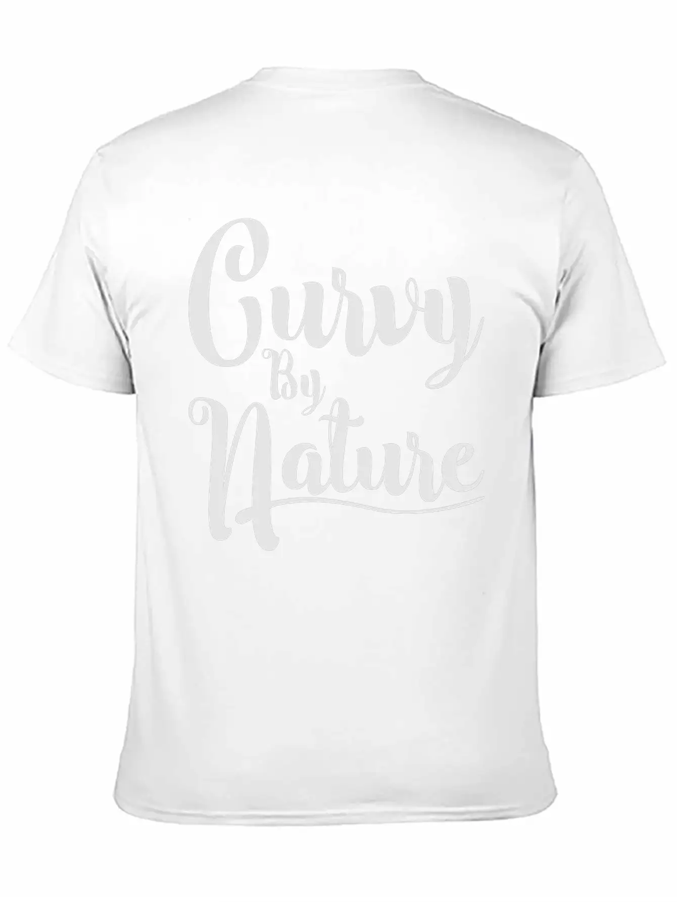 Curvy By Nature Essential Unisex Summer Tee – Soft Cotton Casual Fit