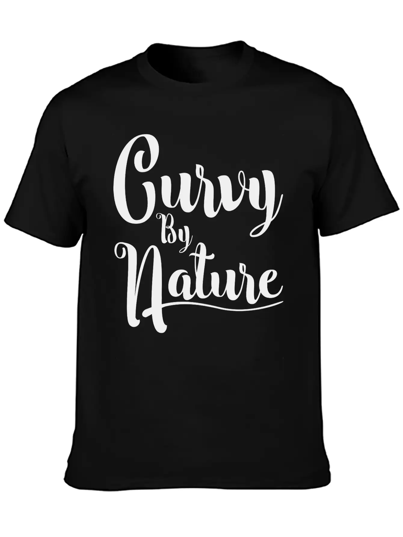 Curvy By Nature Essential Unisex Summer Tee – Soft Cotton Casual Fit