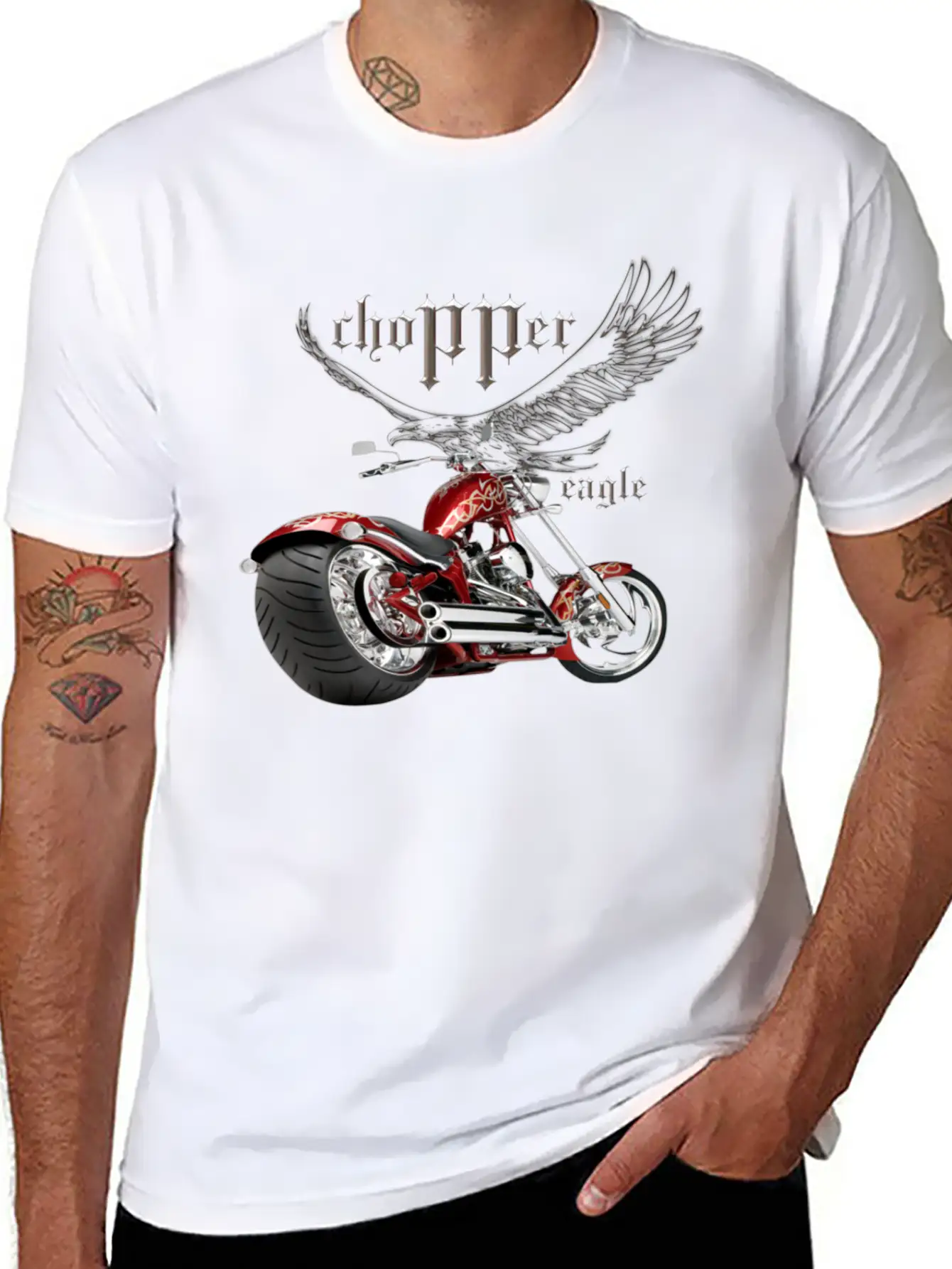 Custom Chopper Essential Unisex Summer Tee – Soft Cotton Casual Fit