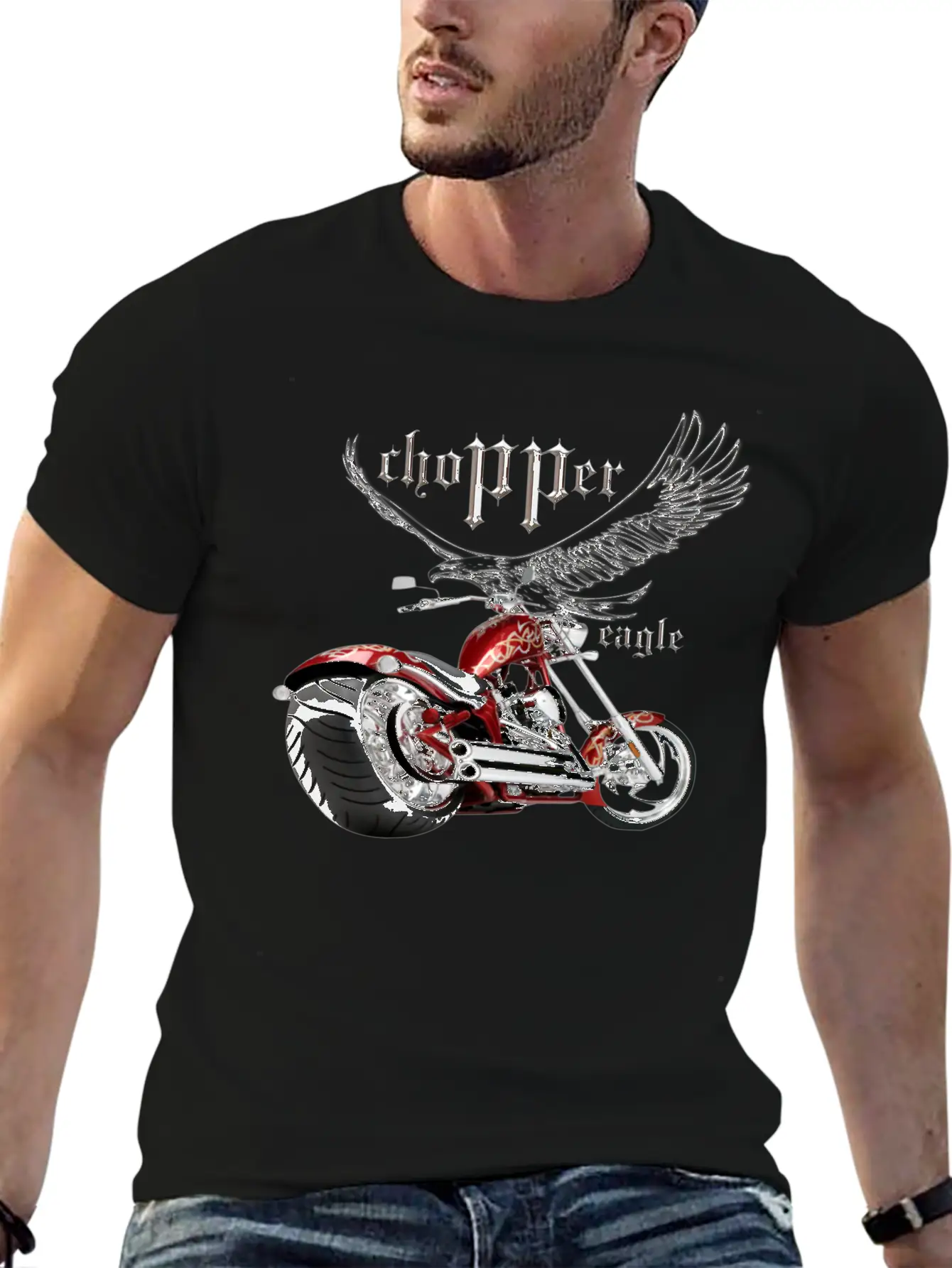 Custom Chopper Essential Unisex Summer Tee – Soft Cotton Casual Fit