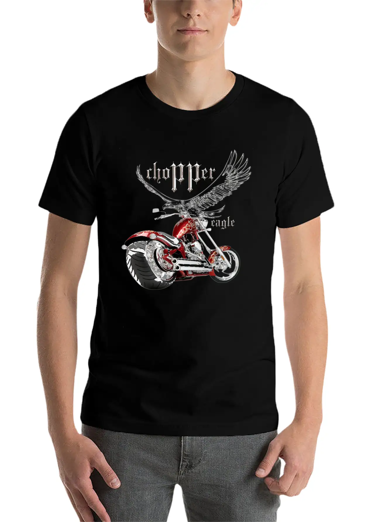 Custom Chopper Essential Unisex Summer Tee – Soft Cotton Casual Fit