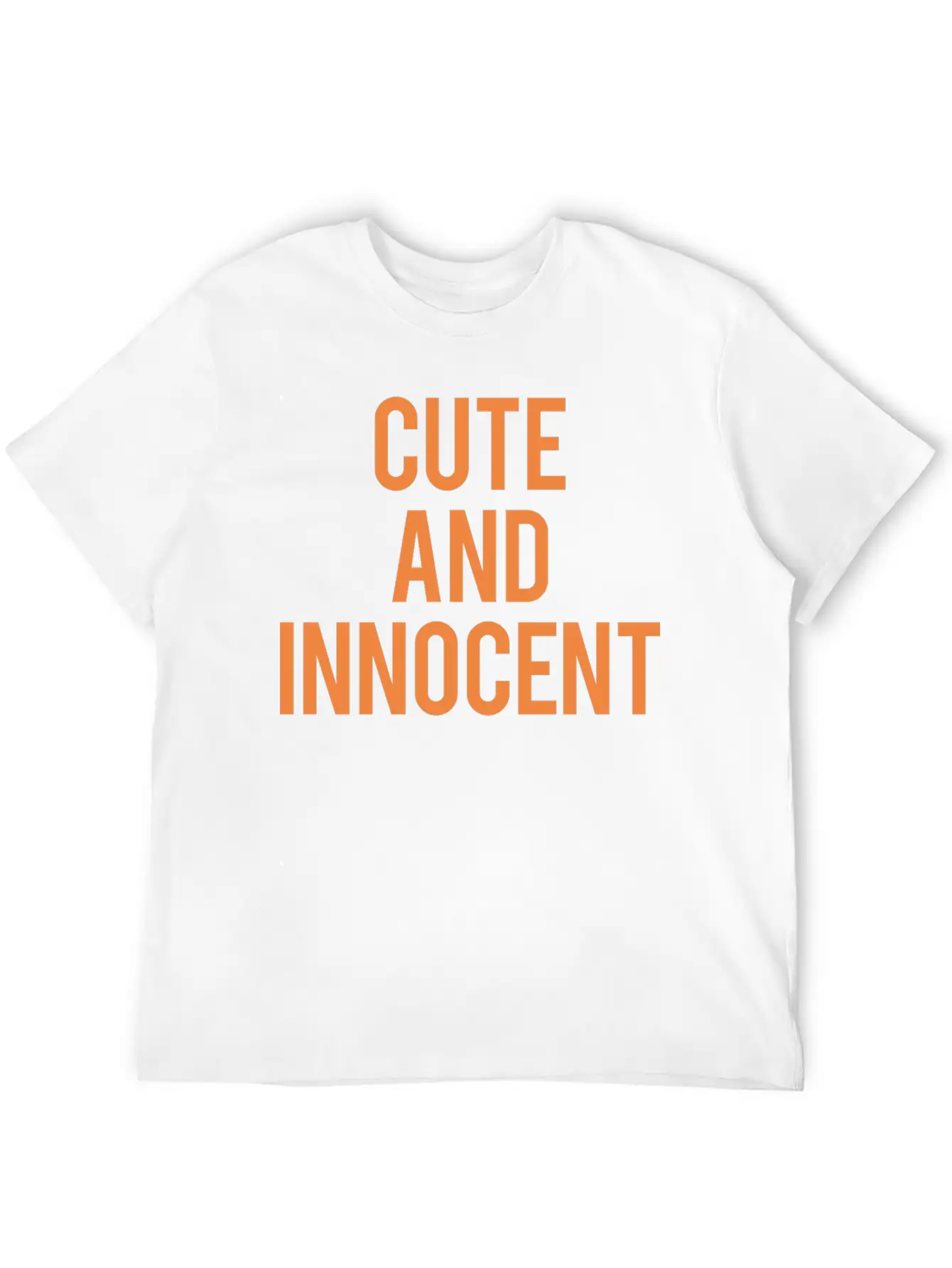 CUTE AND INNOCENT Unisex Short Sleeve Soft Cotton T-Shirt – Casual Everyday Wear