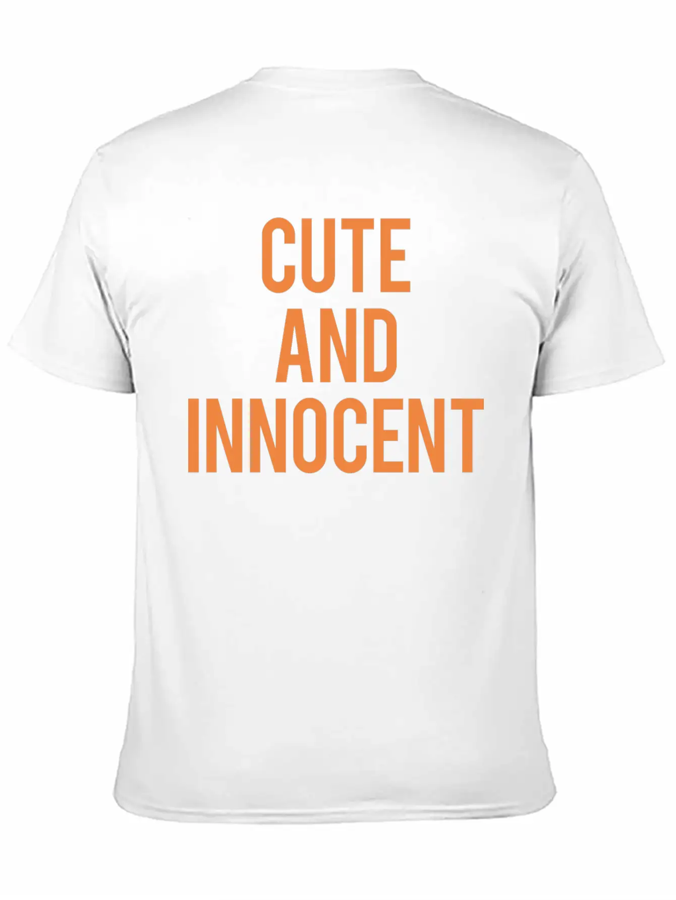 CUTE AND INNOCENT Unisex Short Sleeve Soft Cotton T-Shirt – Casual Everyday Wear