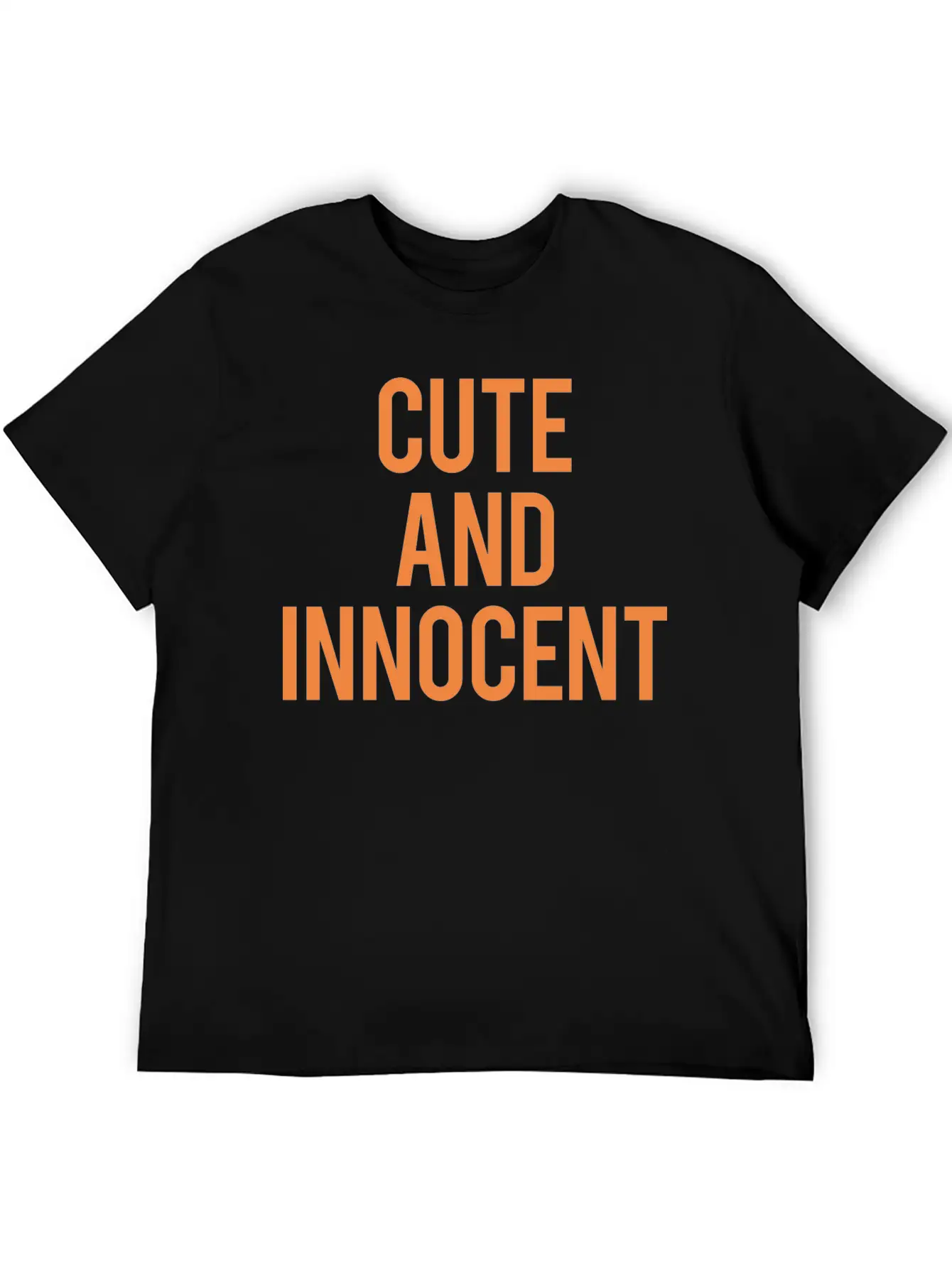 CUTE AND INNOCENT Unisex Short Sleeve Soft Cotton T-Shirt – Casual Everyday Wear