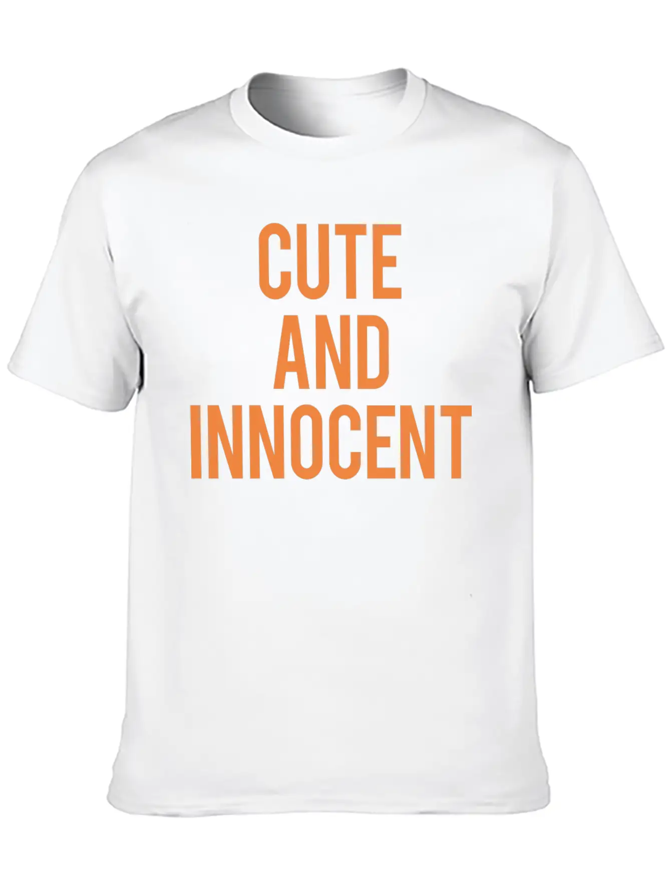 CUTE AND INNOCENT Unisex Short Sleeve Soft Cotton T-Shirt – Casual Everyday Wear