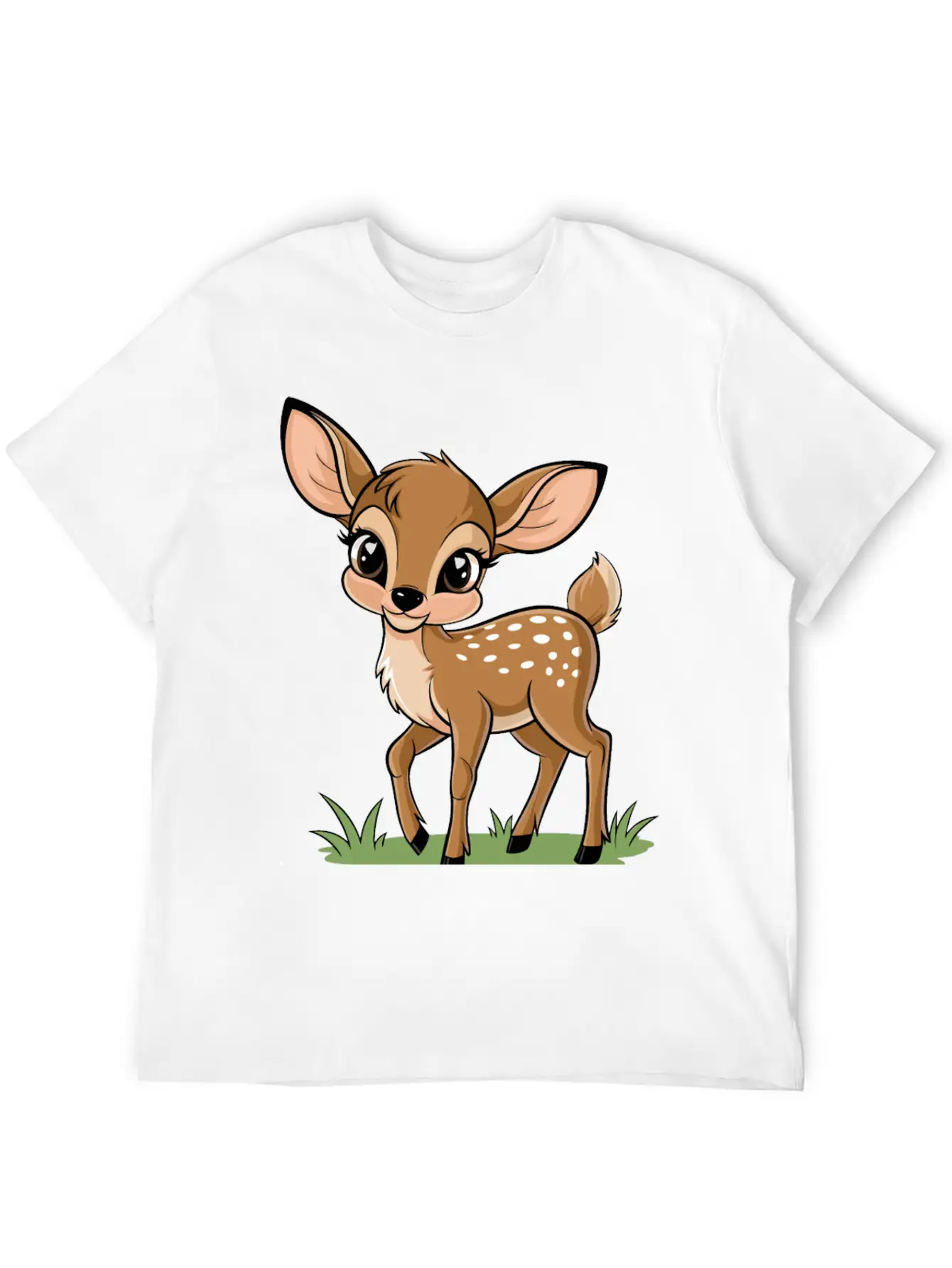 Cute Baby Deer Fawn Stylish Everyday T-Shirt – Unisex Basic Cotton Tee