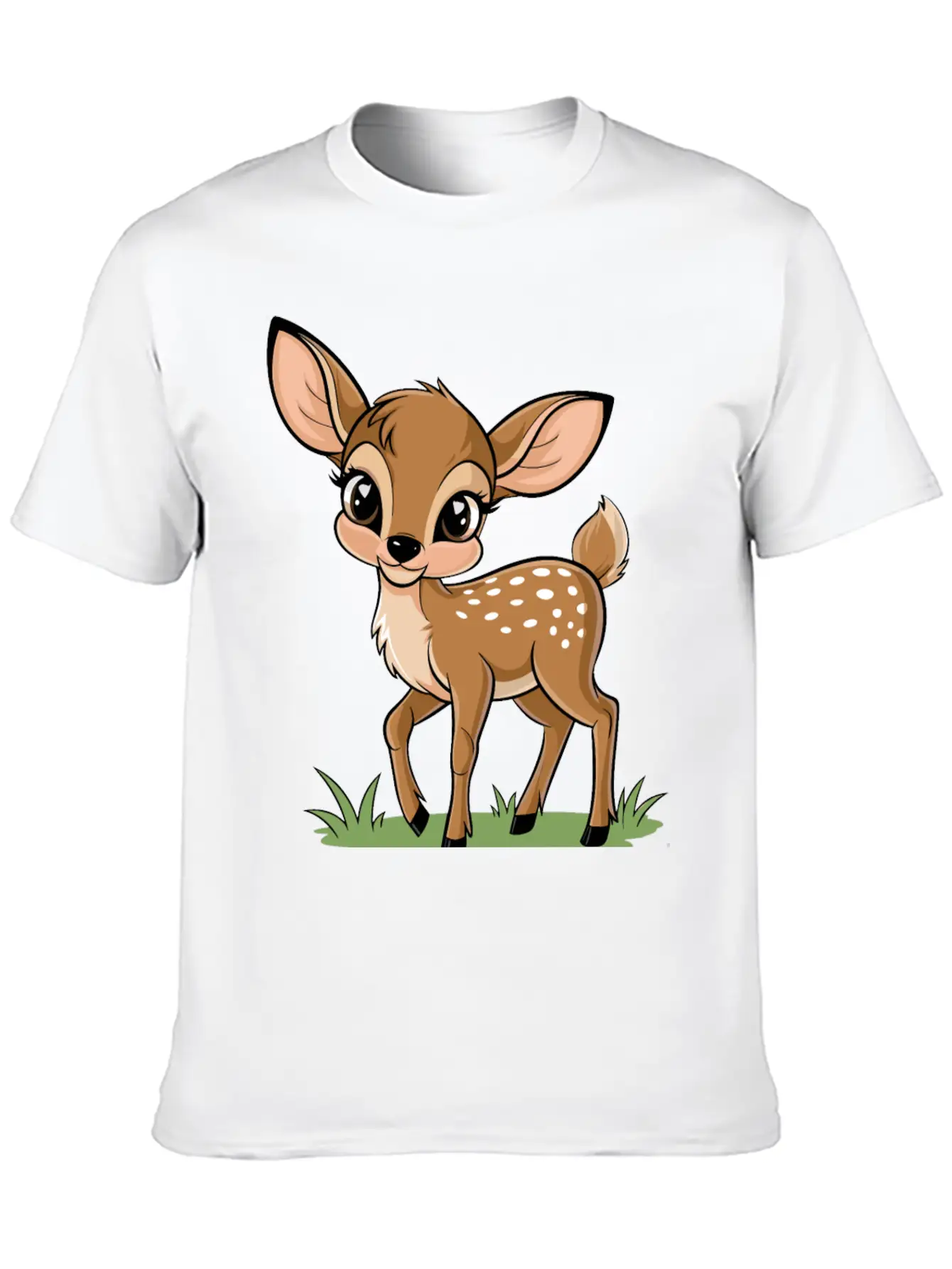 Cute Baby Deer Fawn Stylish Everyday T-Shirt – Unisex Basic Cotton Tee