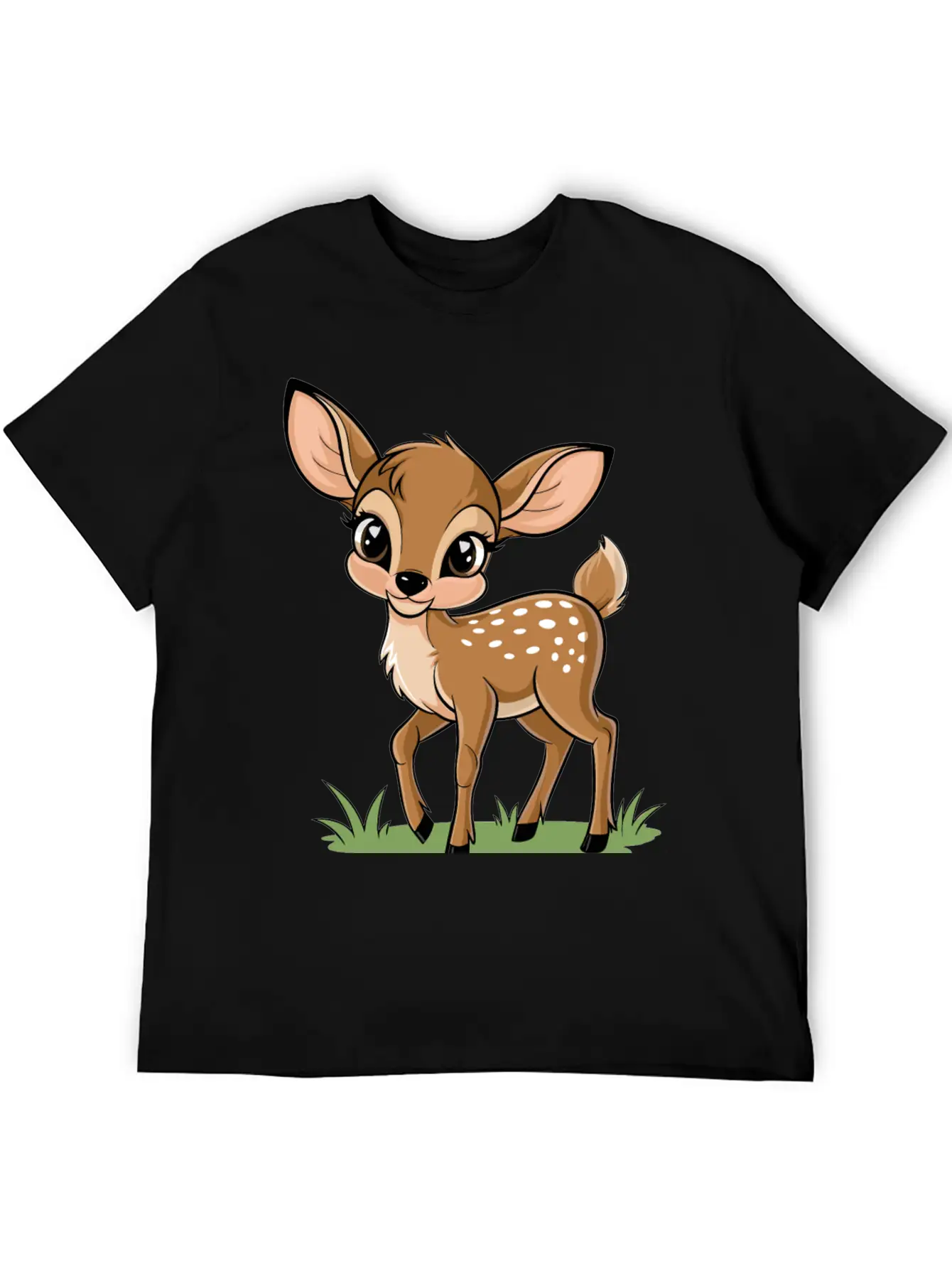 Cute Baby Deer Fawn Stylish Everyday T-Shirt – Unisex Basic Cotton Tee