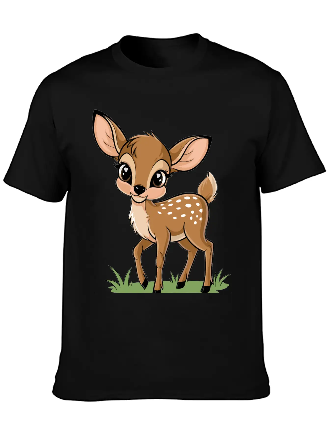 Cute Baby Deer Fawn Stylish Everyday T-Shirt – Unisex Basic Cotton Tee
