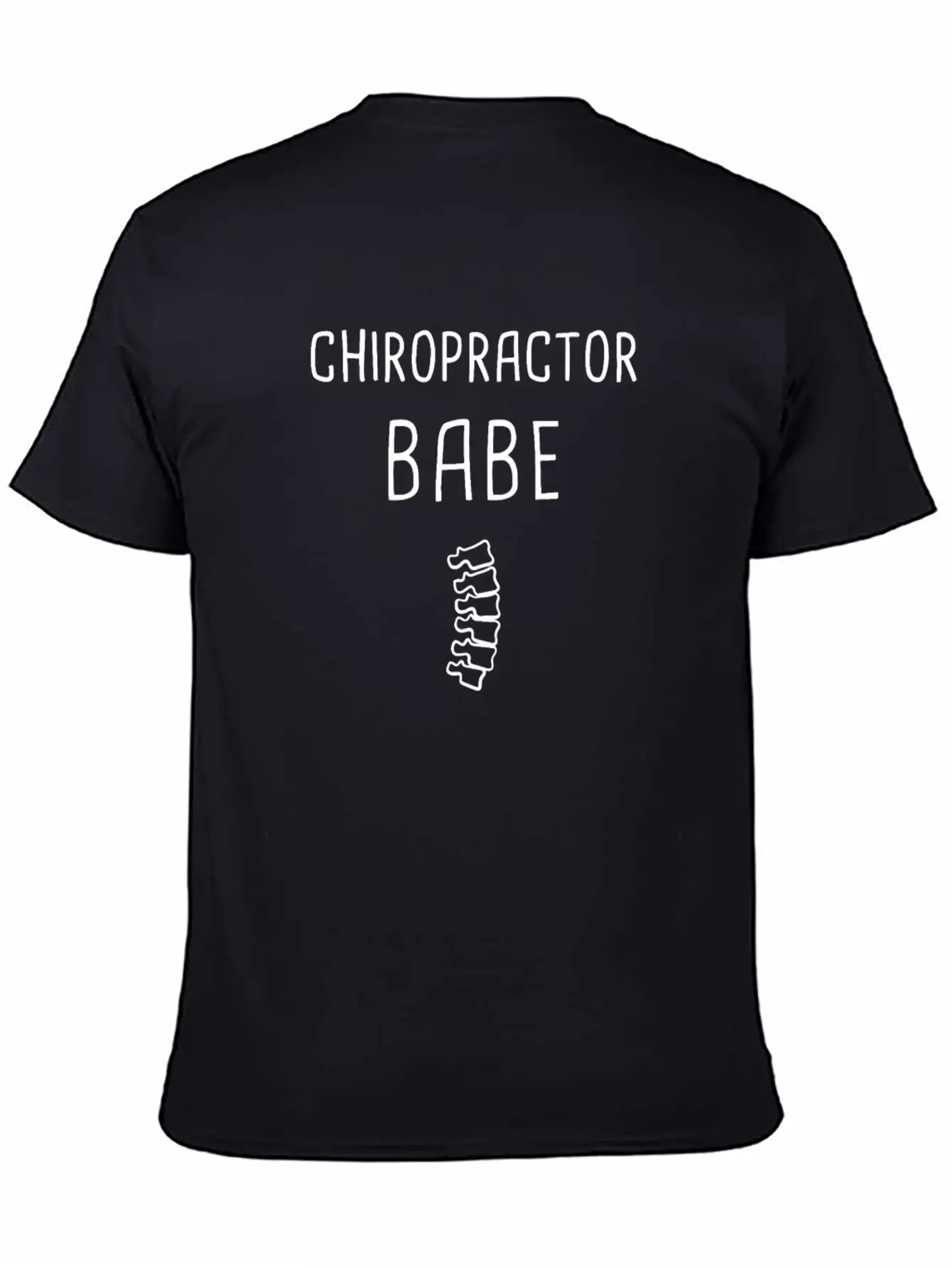 Cute Chiropractor Babe Graphic Timeless Short Sleeve Tee – Comfy And Minimalist Design