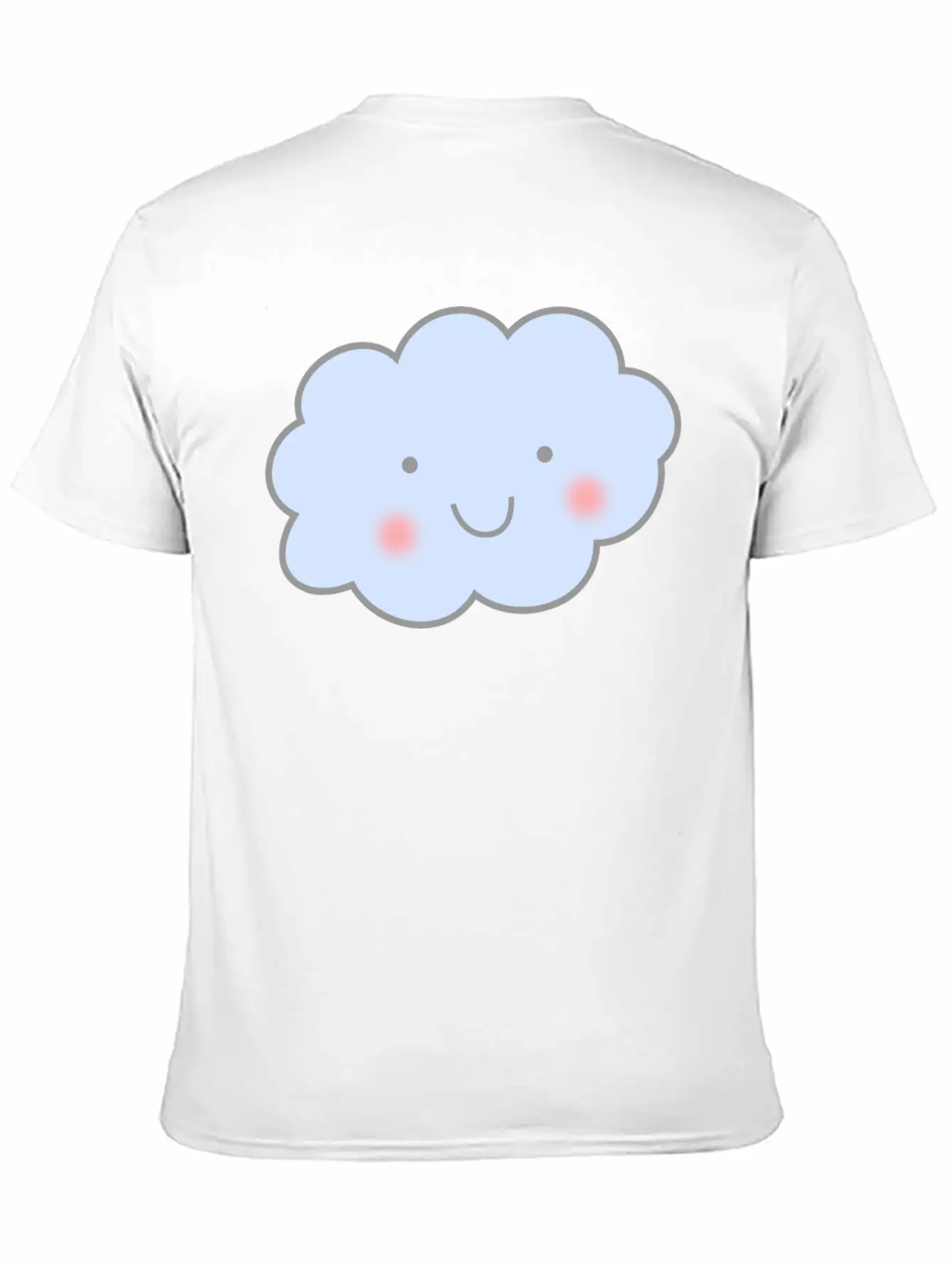 Cute Cloud Unisex Casual T-Shirt – Clean Design For Daily Comfort