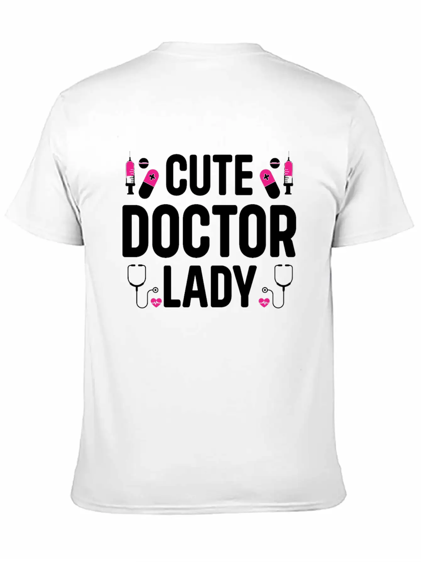 Cute Doctor Lady - Hospital Doctor Lady Essential Unisex Summer Tee – Soft Cotton Casual Fit