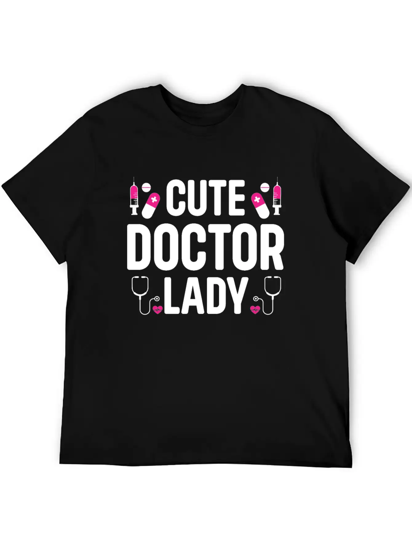 Cute Doctor Lady - Hospital Doctor Lady Essential Unisex Summer Tee – Soft Cotton Casual Fit