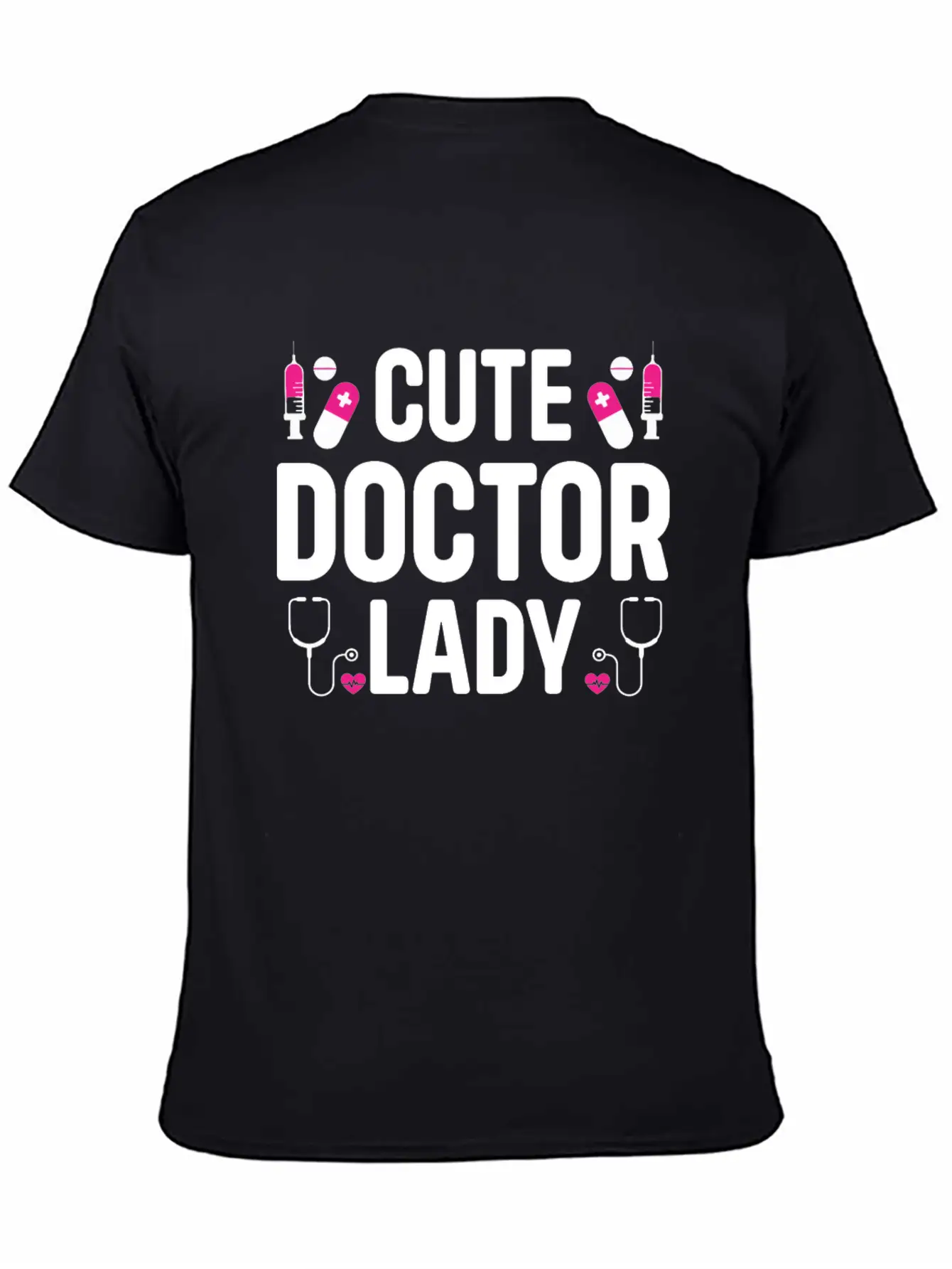Cute Doctor Lady - Hospital Doctor Lady Essential Unisex Summer Tee – Soft Cotton Casual Fit
