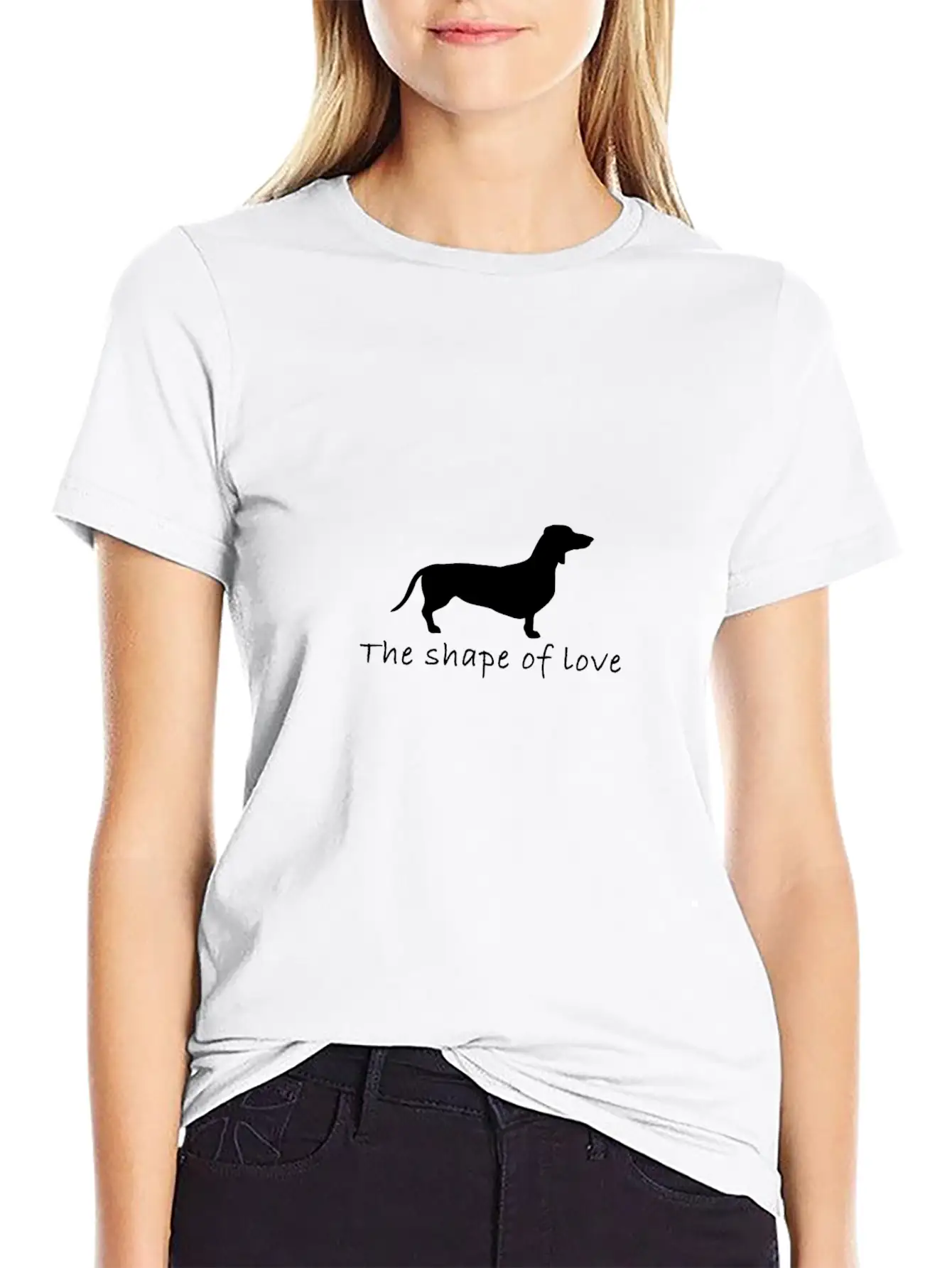 CUTE DOG DESIGN Comfortable Minimalist Graphic Tee – Summer Style Essential
