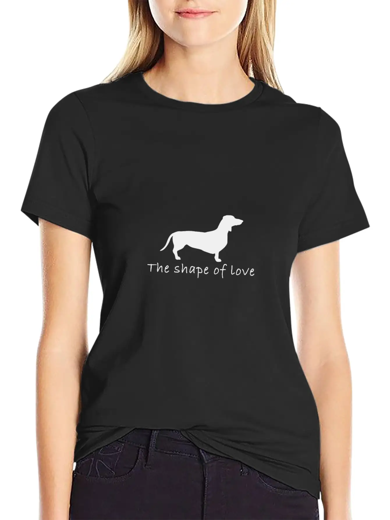 CUTE DOG DESIGN Comfortable Minimalist Graphic Tee – Summer Style Essential