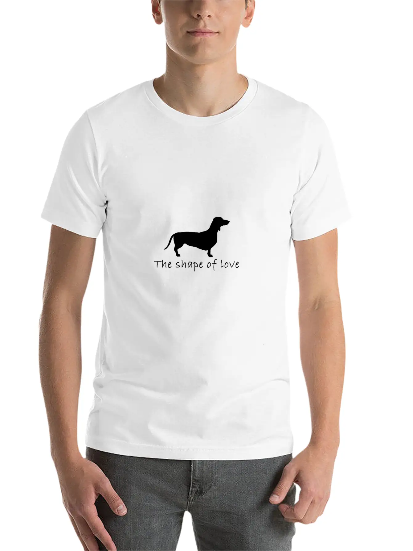 CUTE DOG DESIGN Comfortable Minimalist Graphic Tee – Summer Style Essential