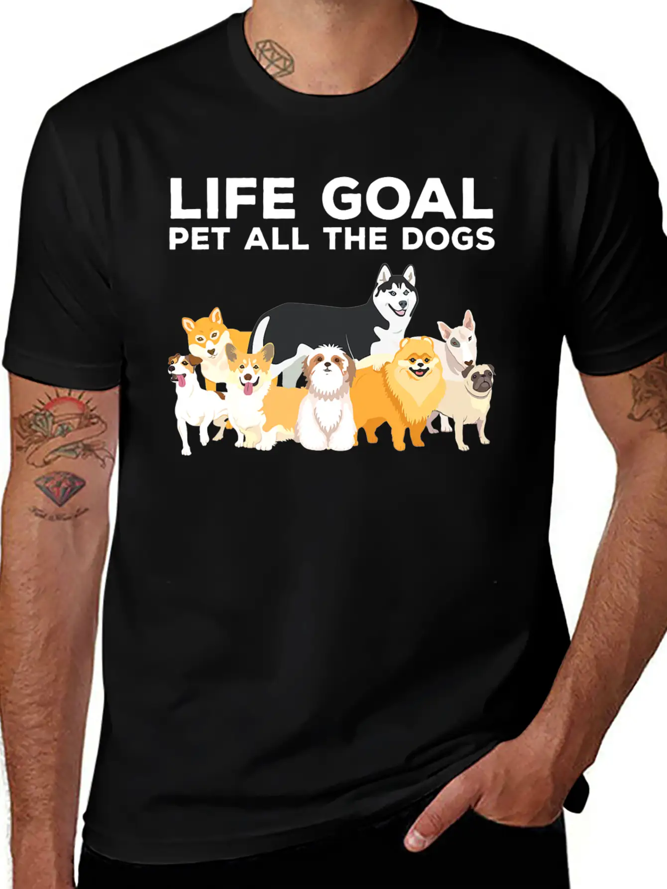 Cute Dog Timeless Short Sleeve Tee – Comfy And Minimalist Design
