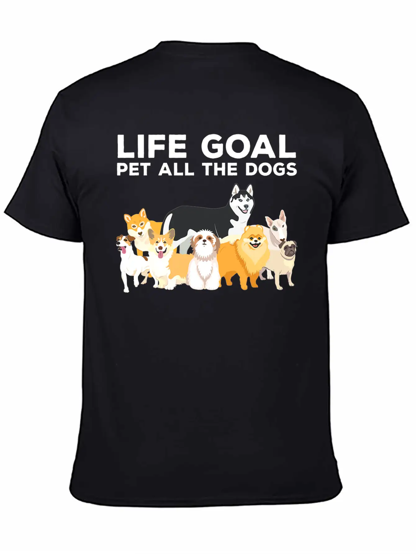 Cute Dog Timeless Short Sleeve Tee – Comfy And Minimalist Design