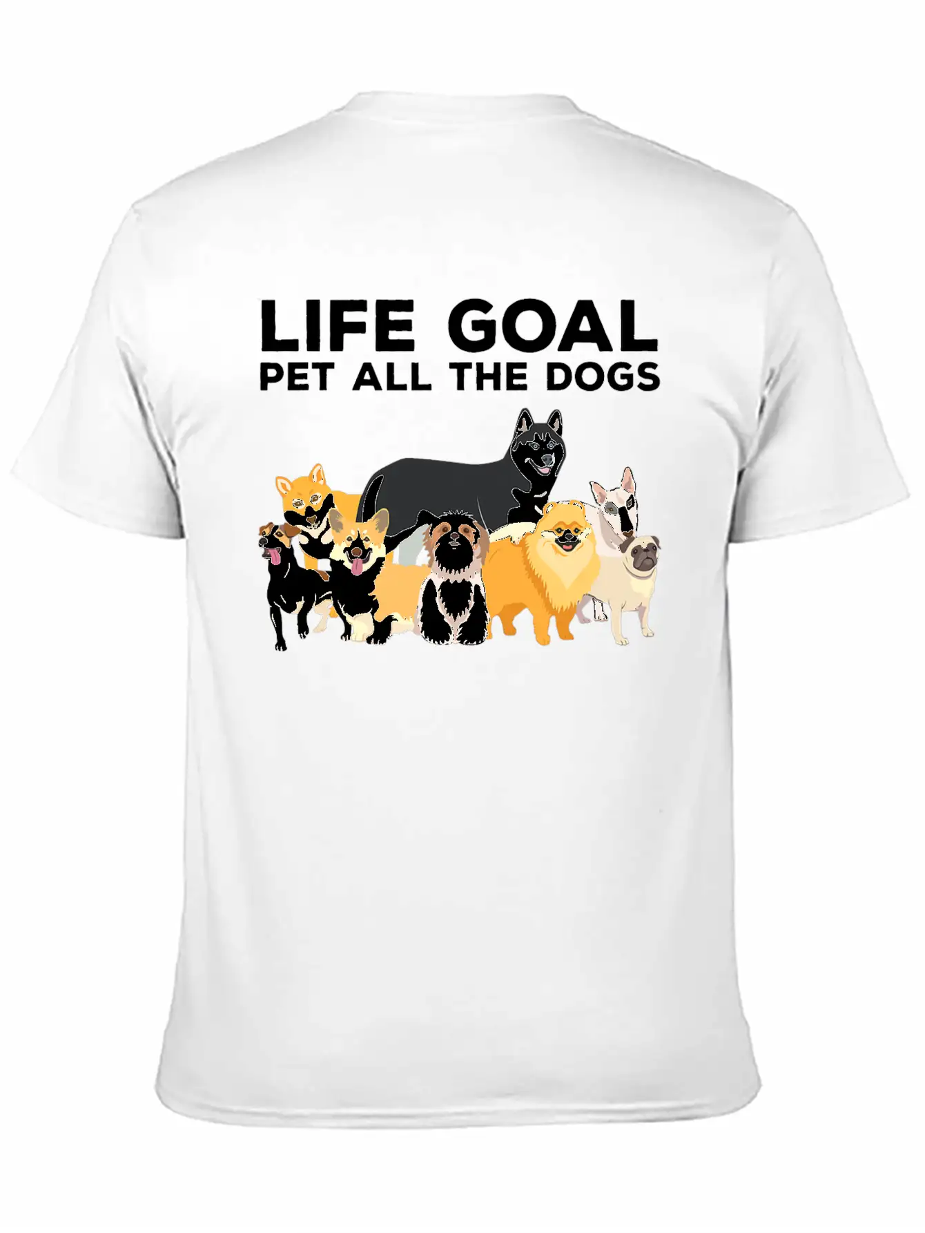Cute Dog Timeless Short Sleeve Tee – Comfy And Minimalist Design