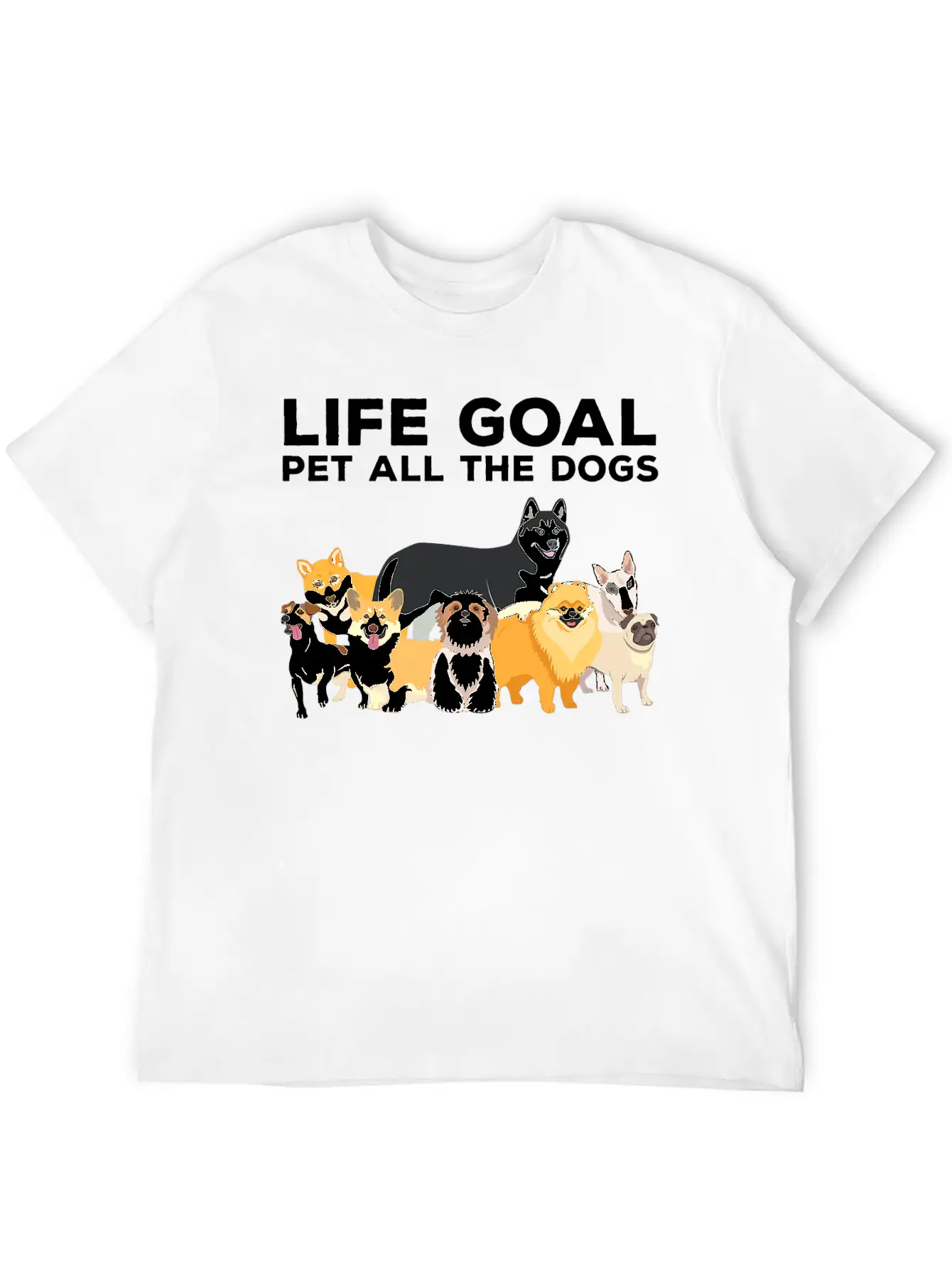 Cute Dog Timeless Short Sleeve Tee – Comfy And Minimalist Design