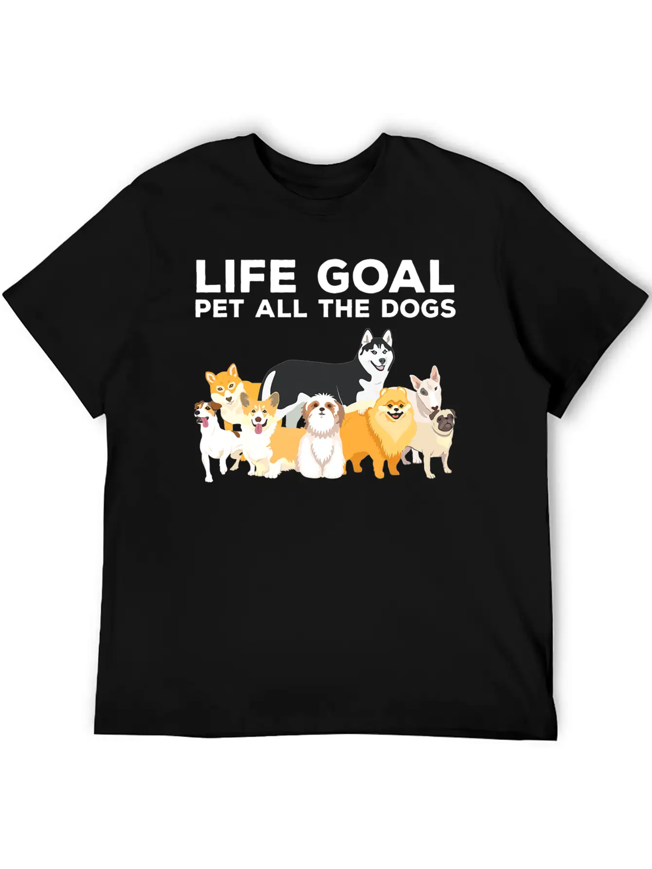 Cute Dog Timeless Short Sleeve Tee – Comfy And Minimalist Design