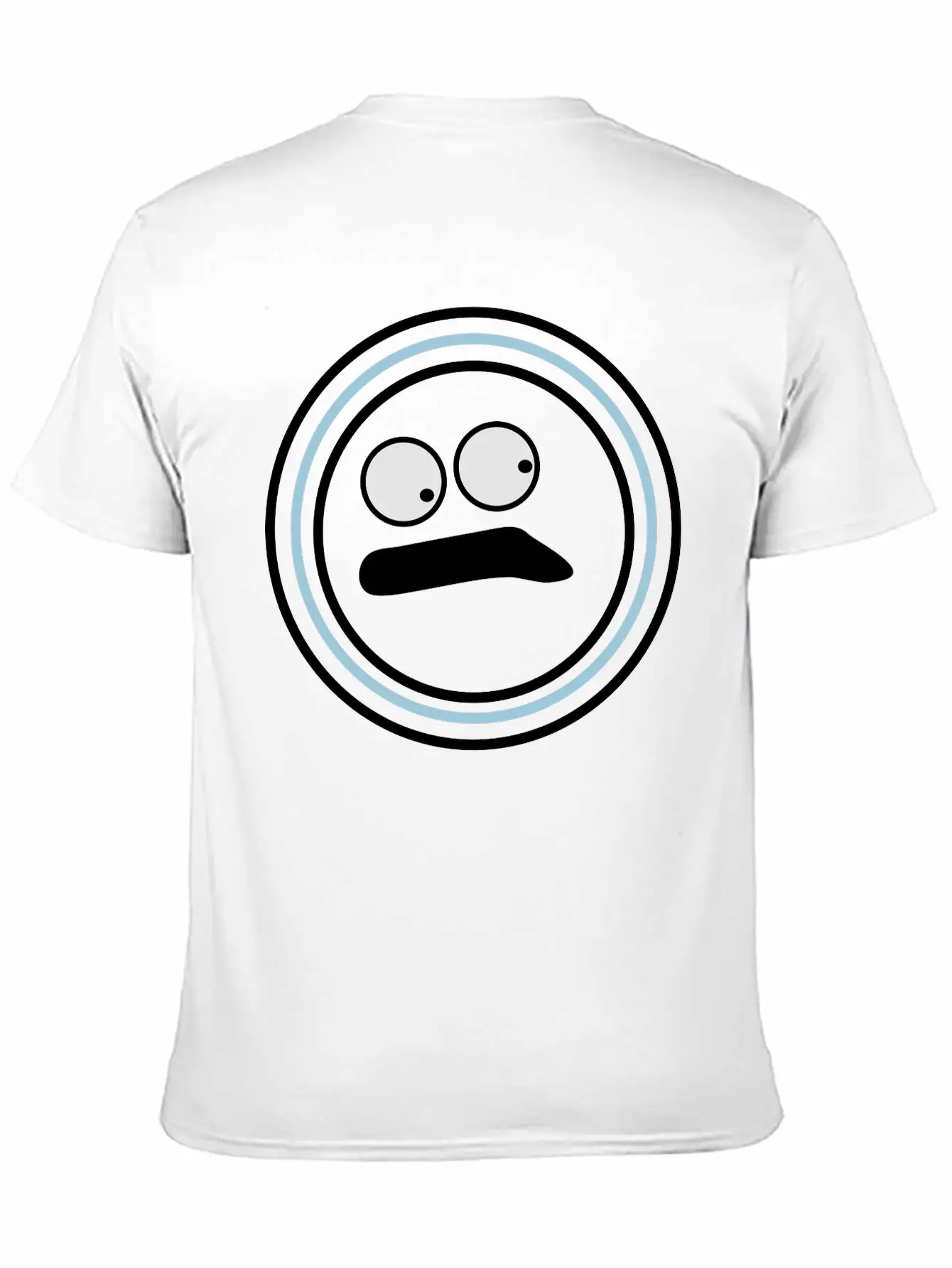 Cute Emotional Face Huh Essential Unisex Summer Tee – Soft Cotton Casual Fit