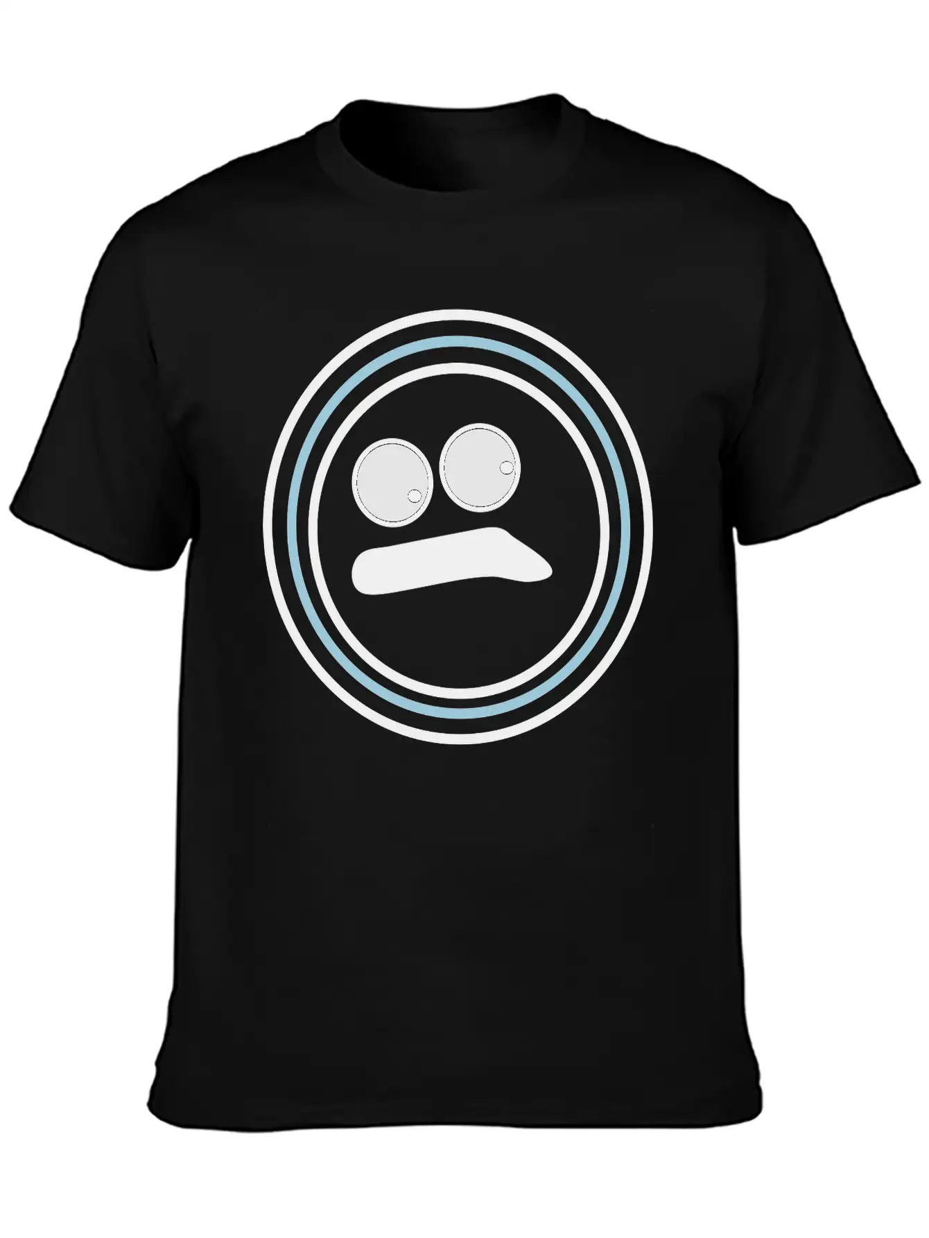 Cute Emotional Face Huh Essential Unisex Summer Tee – Soft Cotton Casual Fit