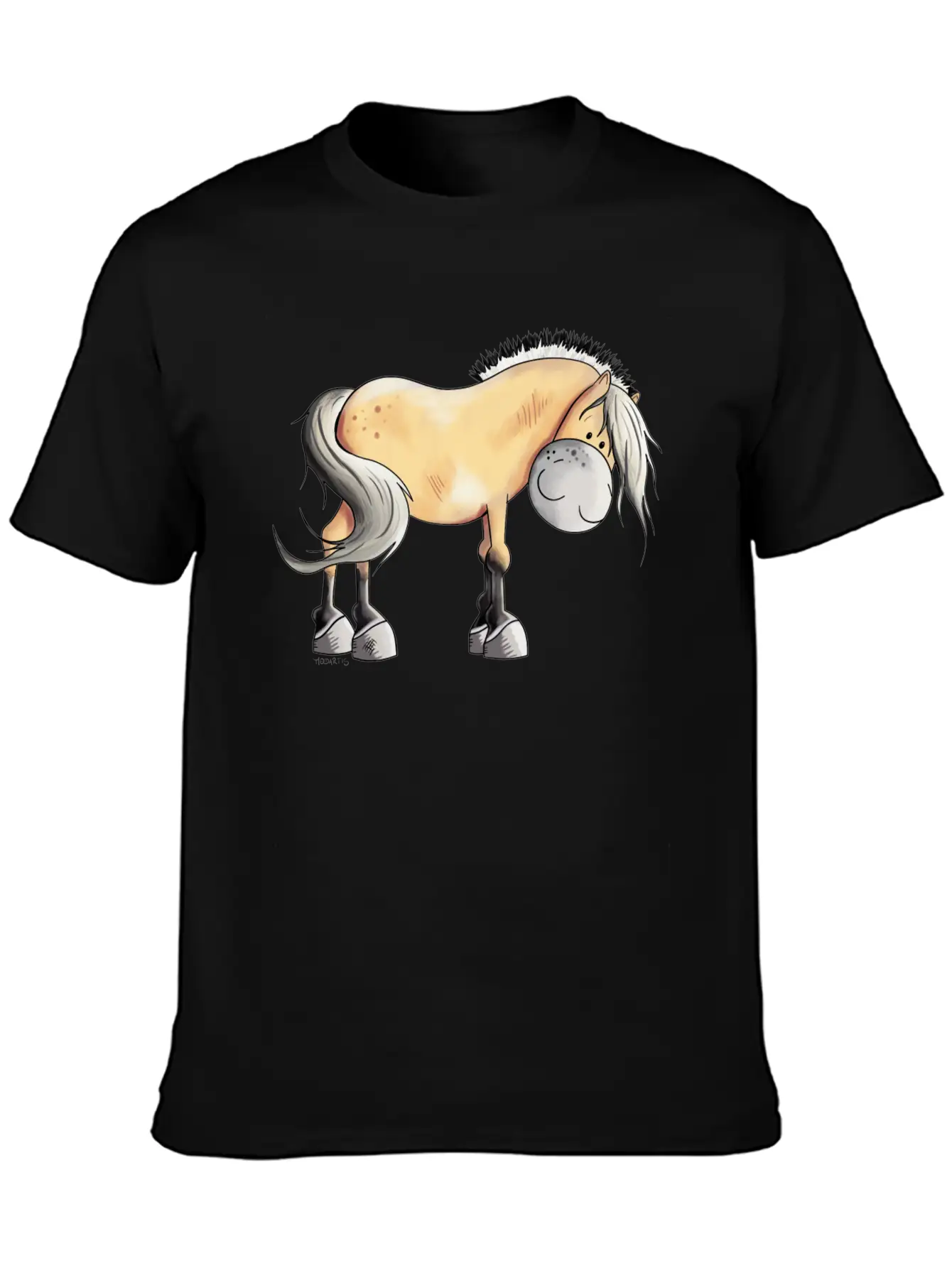 Cute Fjordshorse - Fjord Horse - Horses - Gift Timeless Short Sleeve Tee – Comfy And Minimalist Design