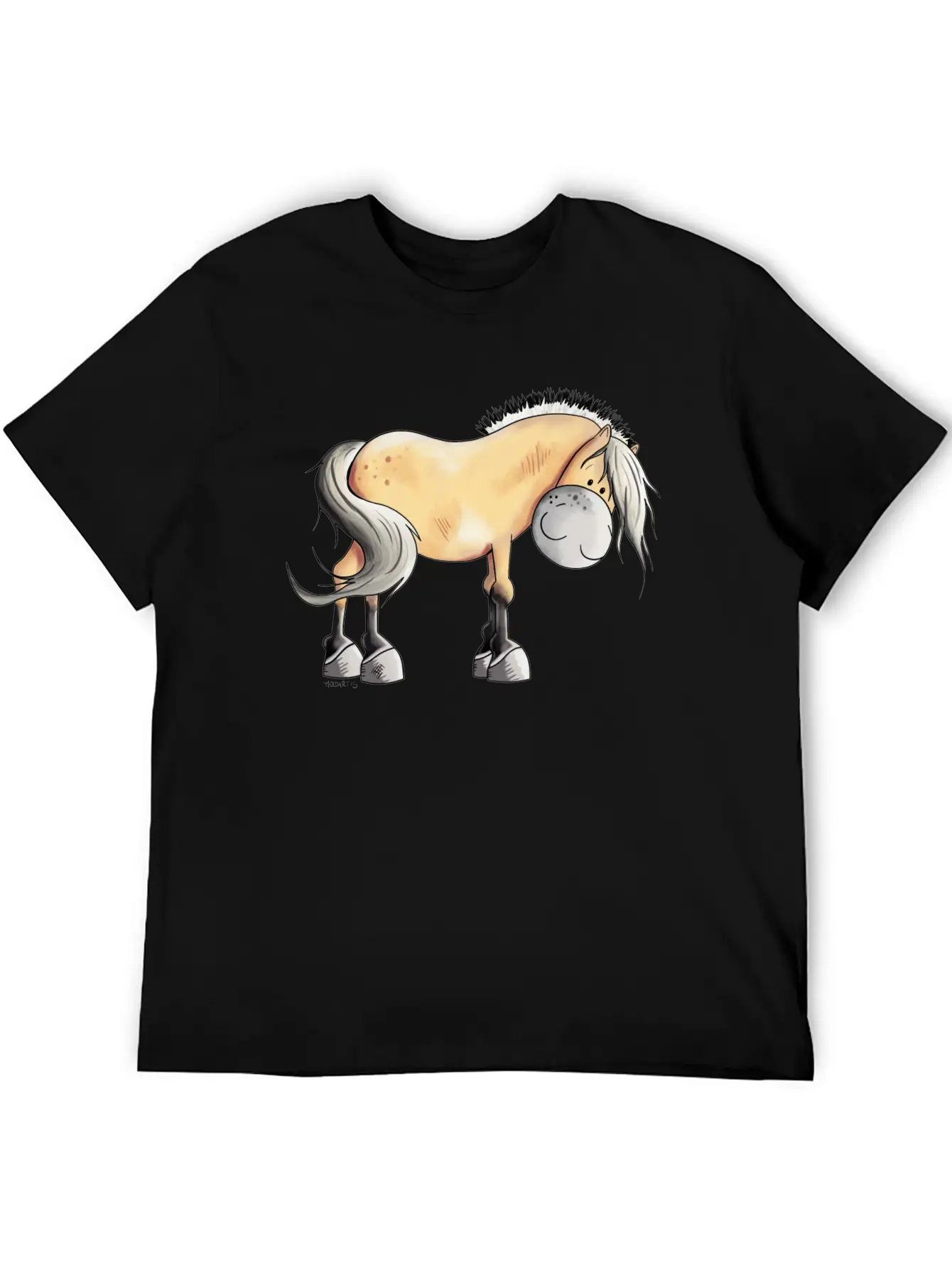 Cute Fjordshorse - Fjord Horse - Horses - Gift Timeless Short Sleeve Tee – Comfy And Minimalist Design