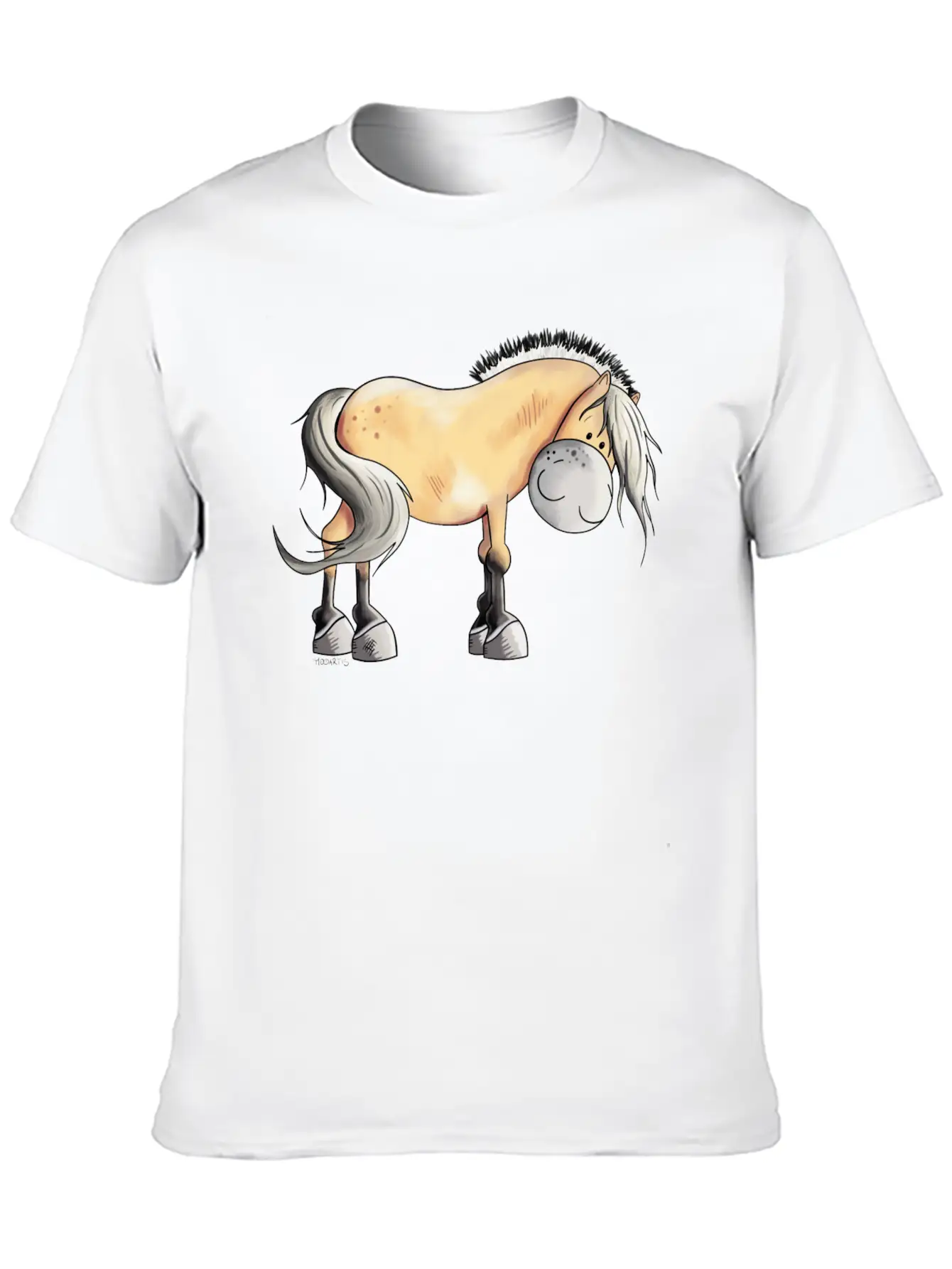 Cute Fjordshorse - Fjord Horse - Horses - Gift Timeless Short Sleeve Tee – Comfy And Minimalist Design