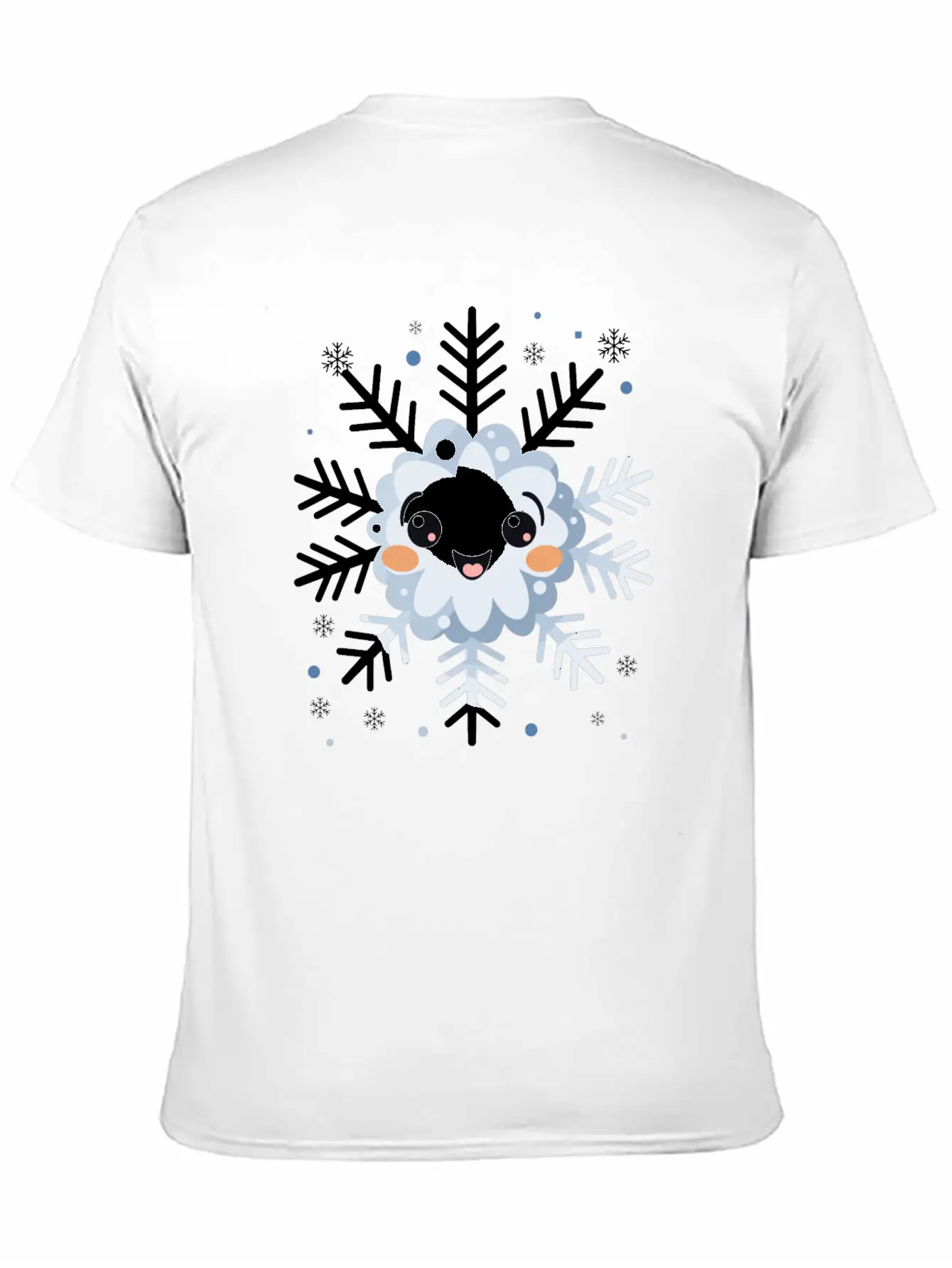 Cute Funny Snowflake Snow Winter Kawaii Gift Comfortable Minimalist Graphic Tee – Summer Style Essential