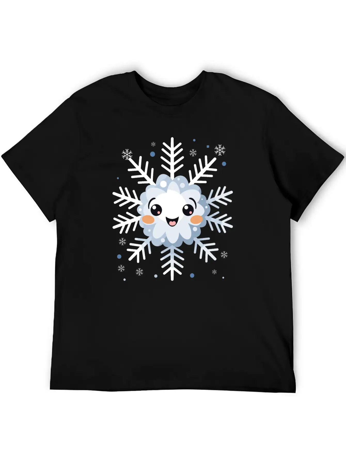 Cute Funny Snowflake Snow Winter Kawaii Gift Comfortable Minimalist Graphic Tee – Summer Style Essential