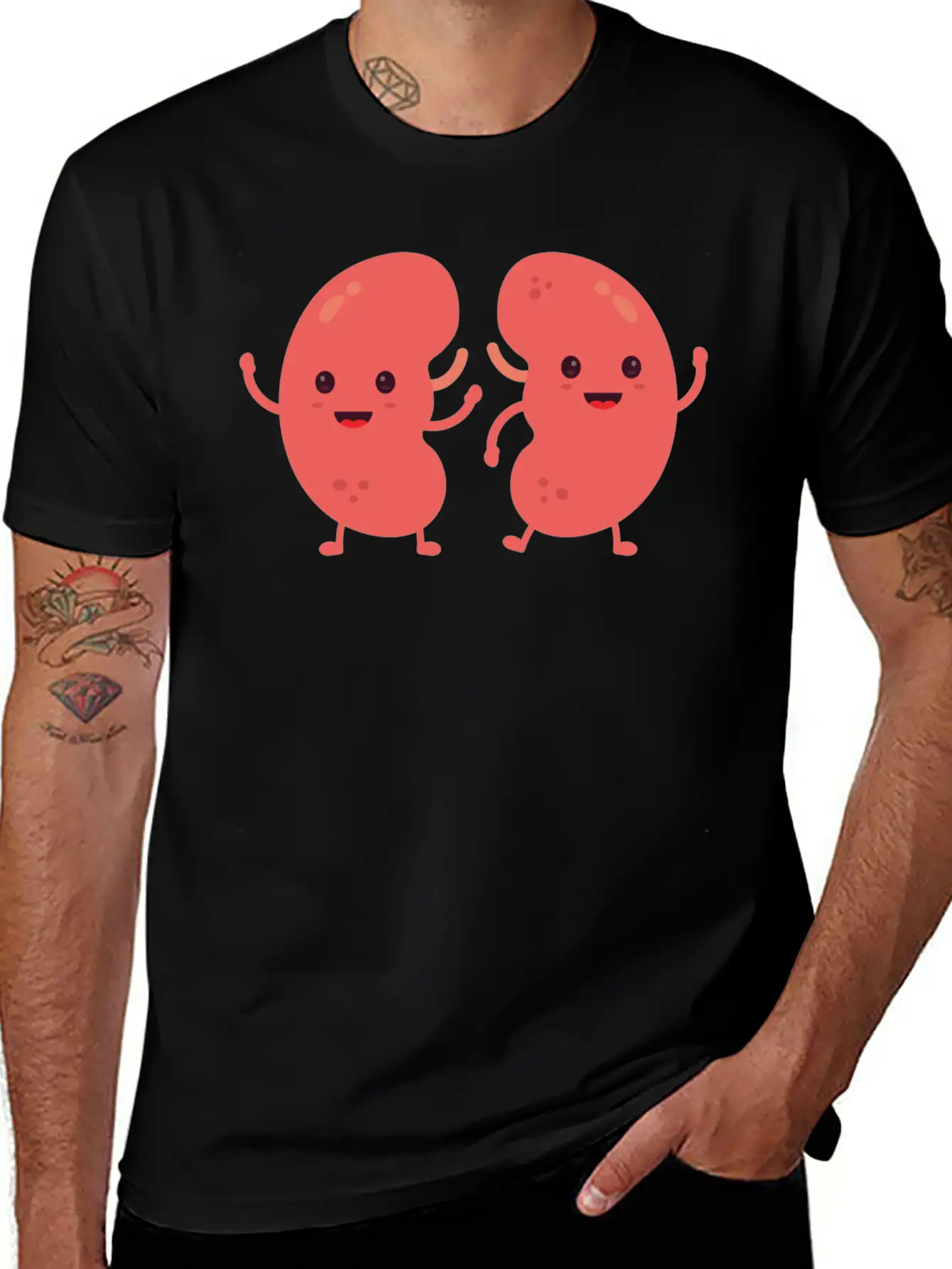 Cute Halloween Organ Matching Costume Kidneys Timeless Short Sleeve Tee – Comfy And Minimalist Design