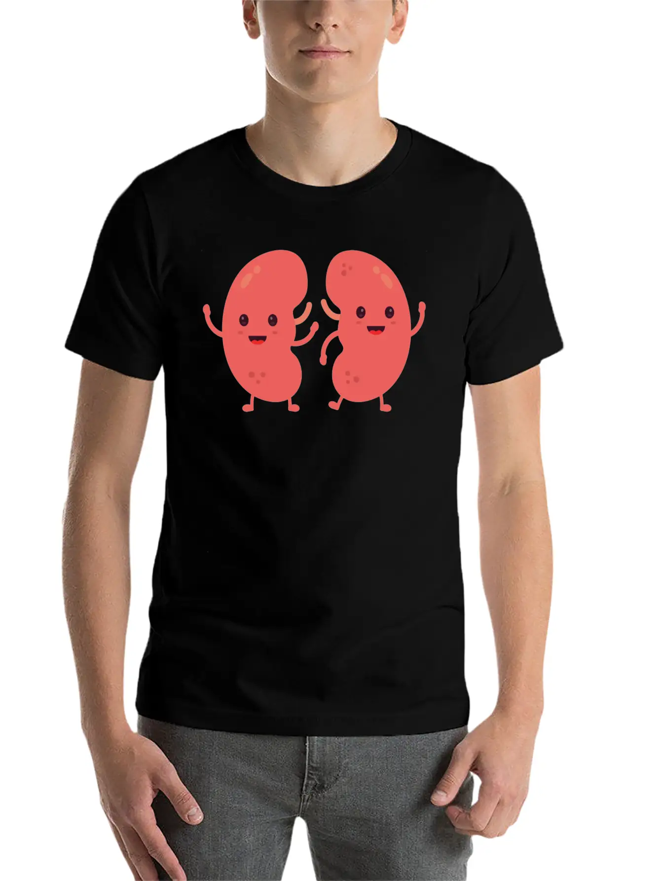Cute Halloween Organ Matching Costume Kidneys Timeless Short Sleeve Tee – Comfy And Minimalist Design
