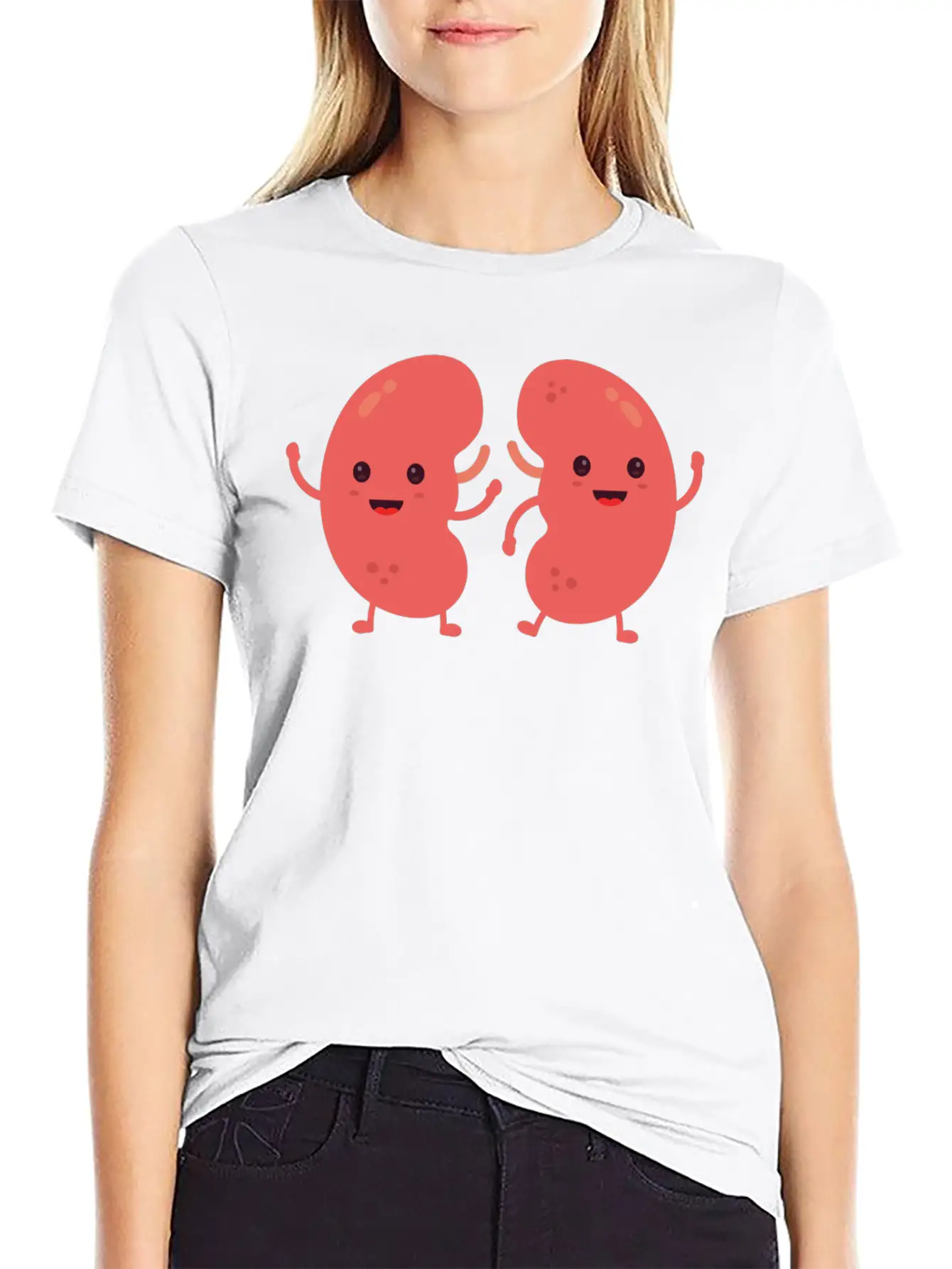 Cute Halloween Organ Matching Costume Kidneys Timeless Short Sleeve Tee – Comfy And Minimalist Design