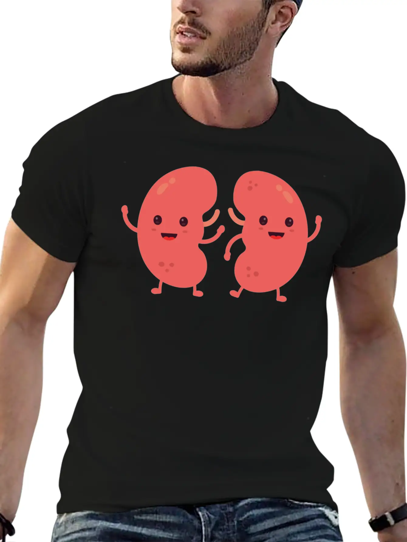 Cute Halloween Organ Matching Costume Kidneys Timeless Short Sleeve Tee – Comfy And Minimalist Design