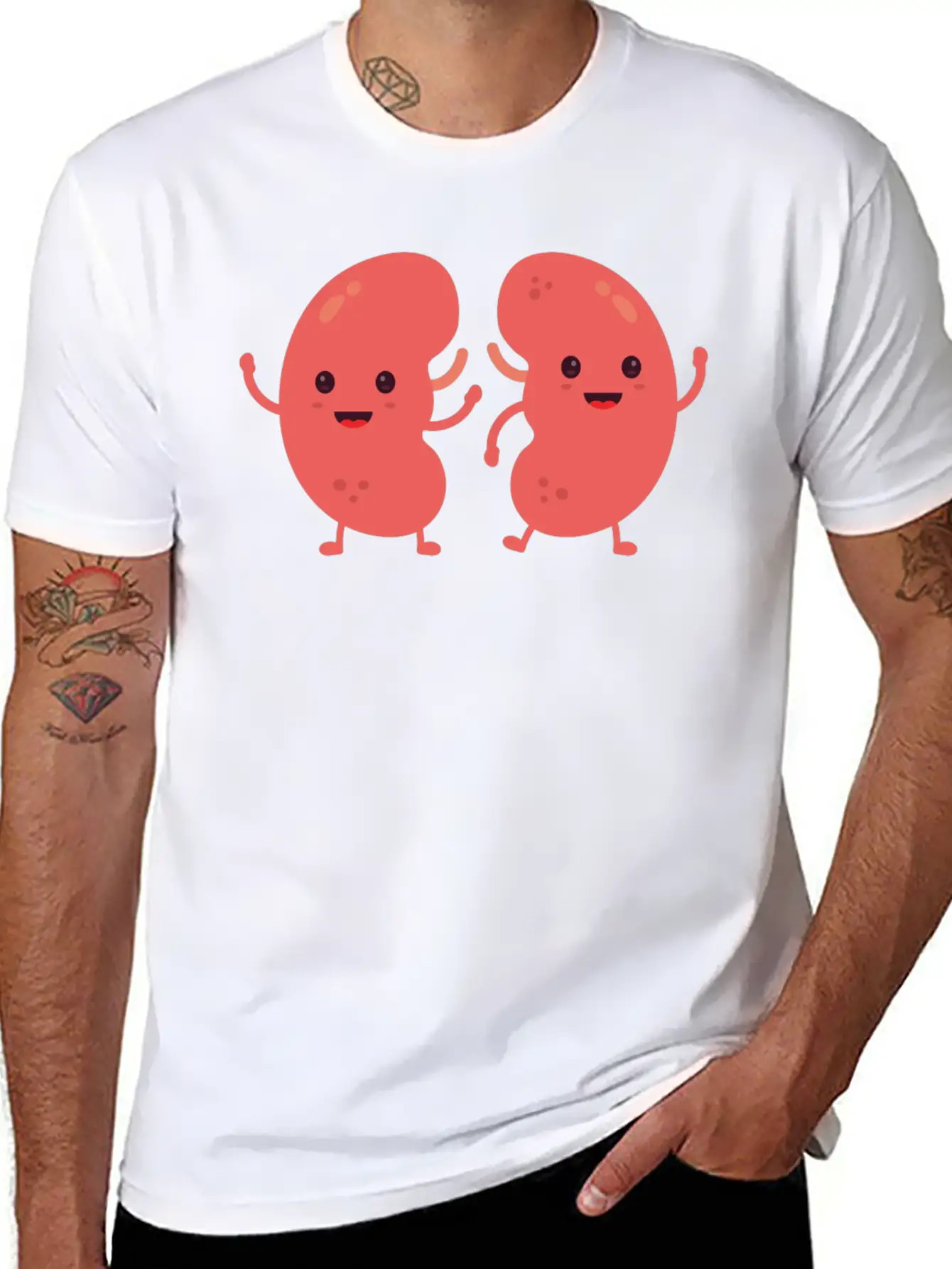 Cute Halloween Organ Matching Costume Kidneys Timeless Short Sleeve Tee – Comfy And Minimalist Design