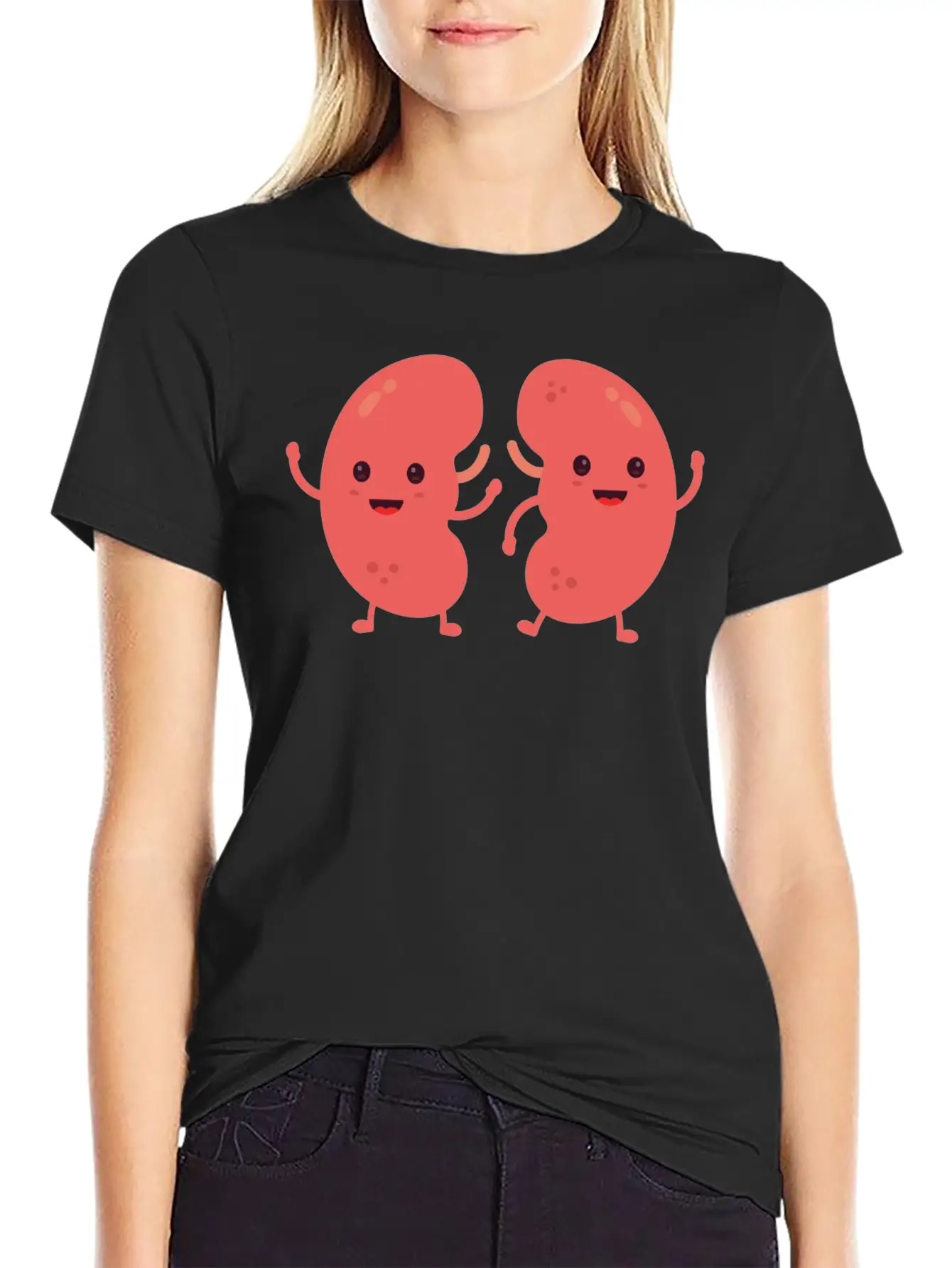 Cute Halloween Organ Matching Costume Kidneys Timeless Short Sleeve Tee – Comfy And Minimalist Design