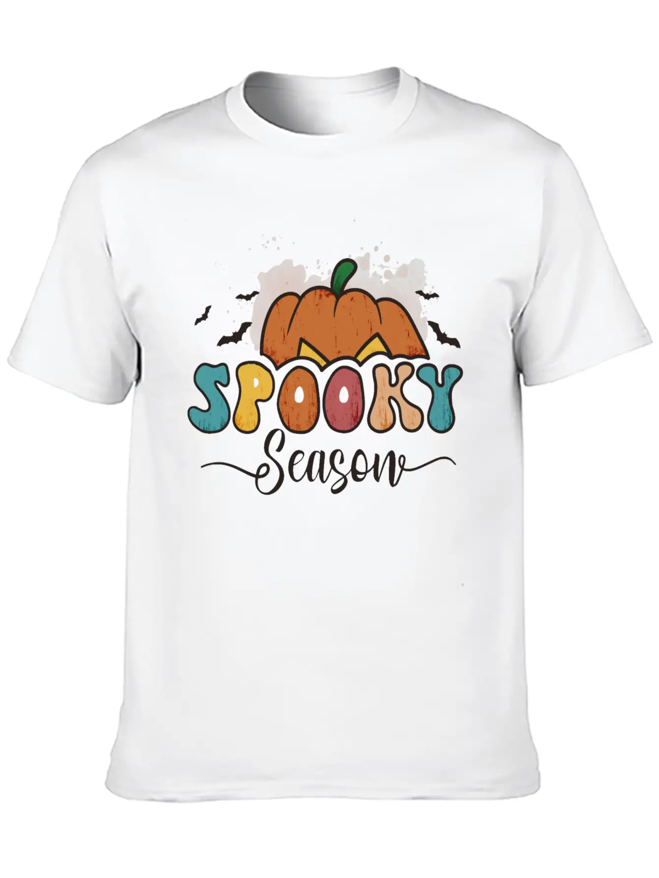 Cute Halloween Spooky Season Unisex Casual T-Shirt – Clean Design For Daily Comfort