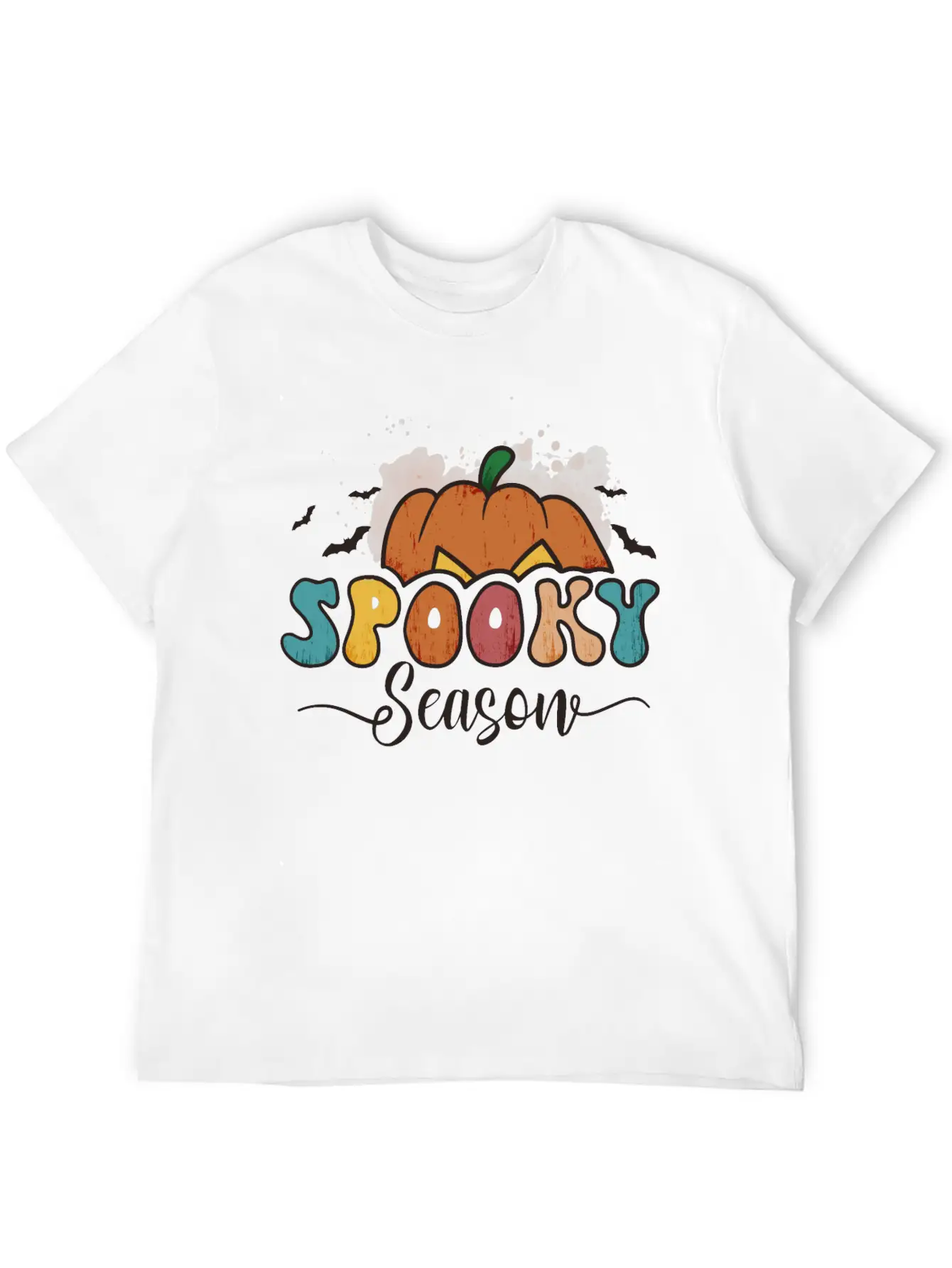 Cute Halloween Spooky Season Unisex Casual T-Shirt – Clean Design For Daily Comfort
