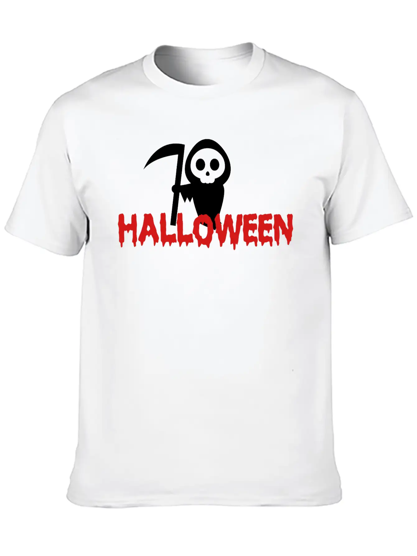 Cute Halloween Unisex Short Sleeve Soft Cotton T-Shirt – Casual Everyday Wear