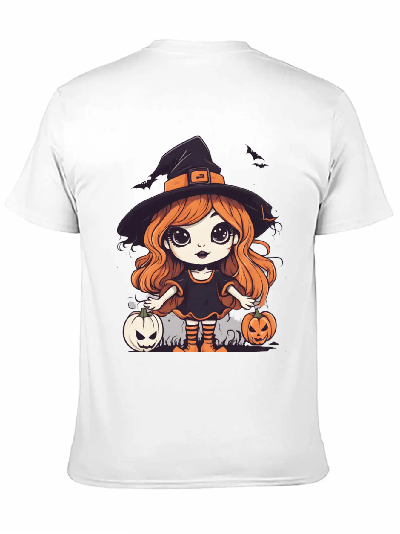 Cute Halloween Witch Stylish Everyday T-Shirt – Unisex Basic Cotton Tee