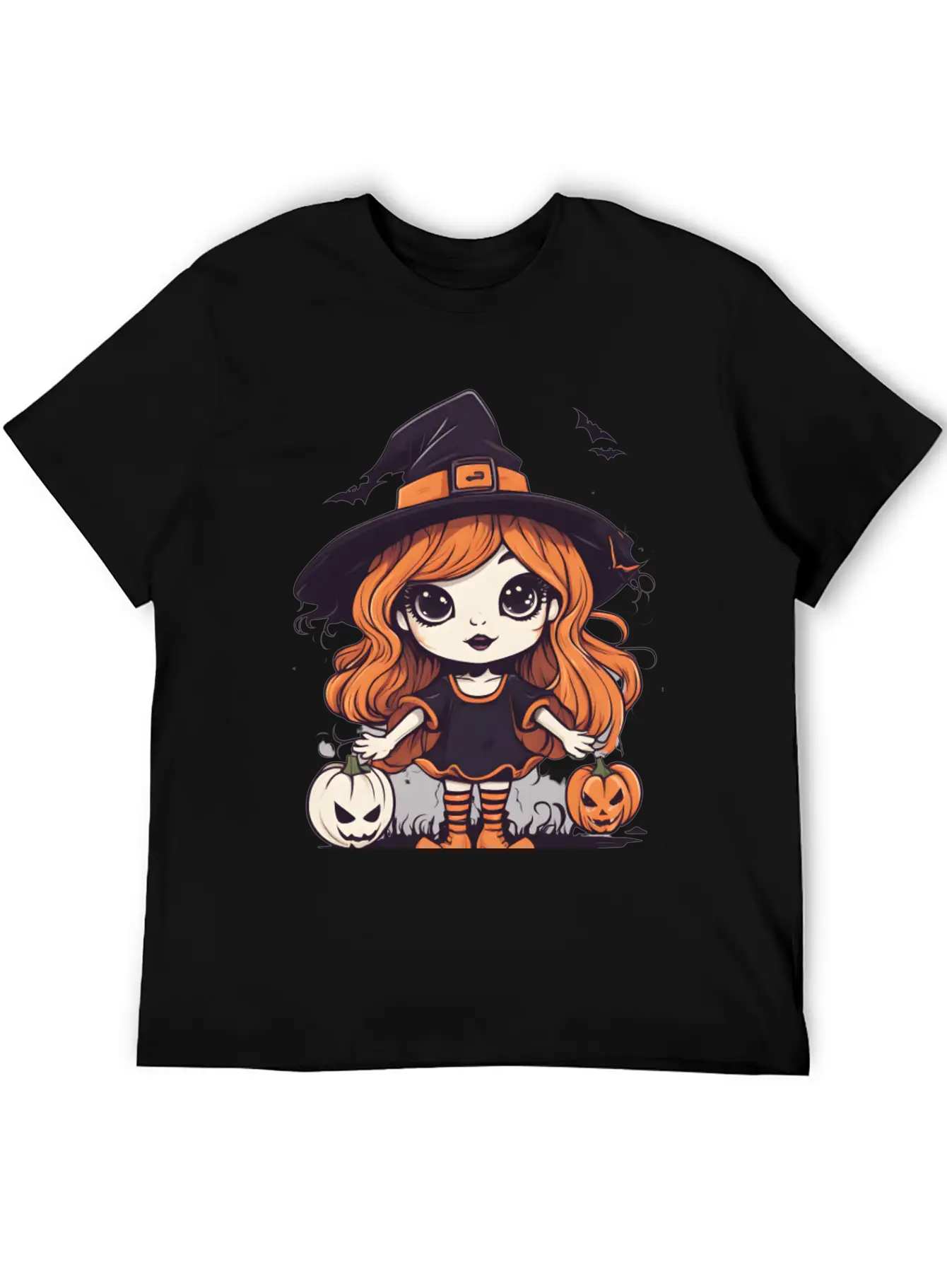 Cute Halloween Witch Stylish Everyday T-Shirt – Unisex Basic Cotton Tee