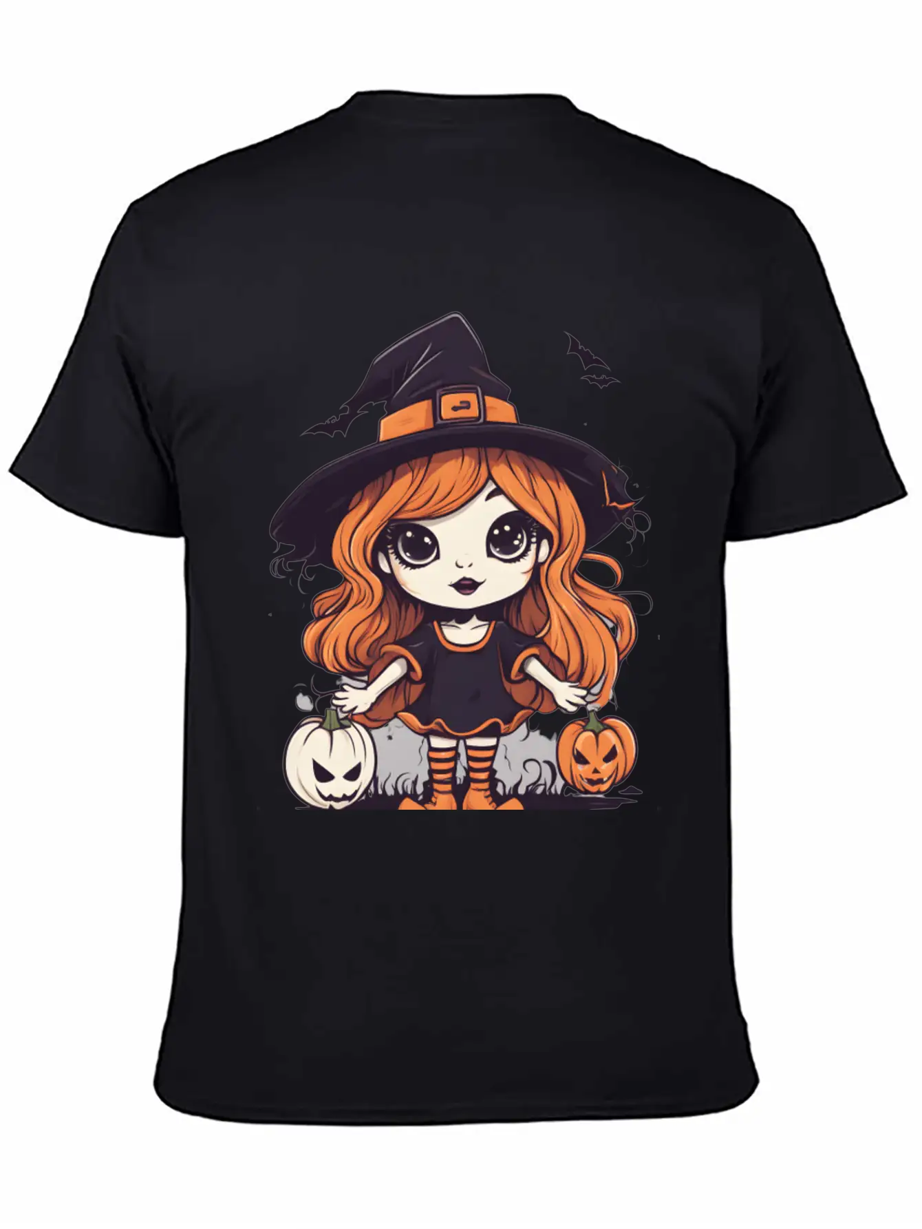 Cute Halloween Witch Stylish Everyday T-Shirt – Unisex Basic Cotton Tee