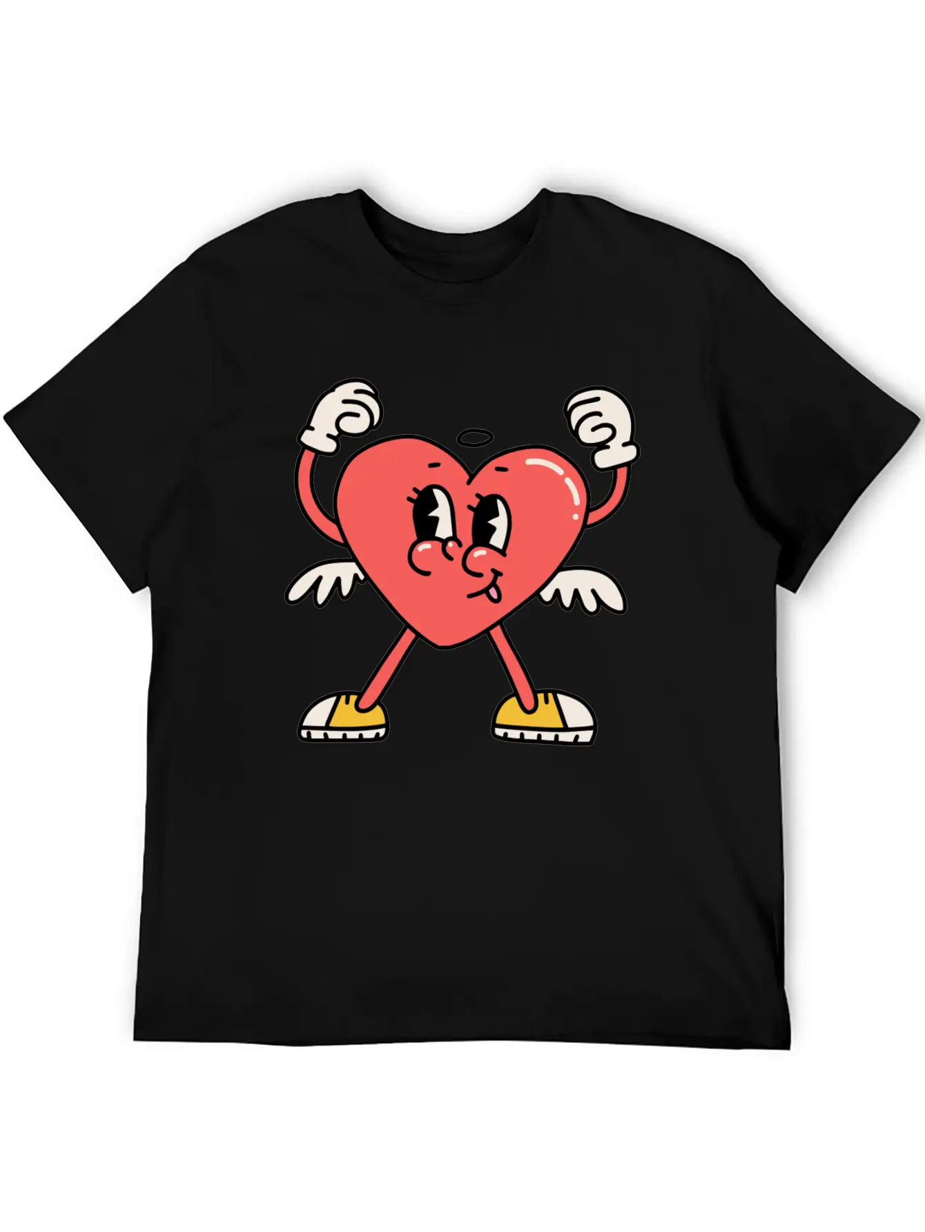 Cute Heart Stylish Everyday T-Shirt – Unisex Basic Cotton Tee