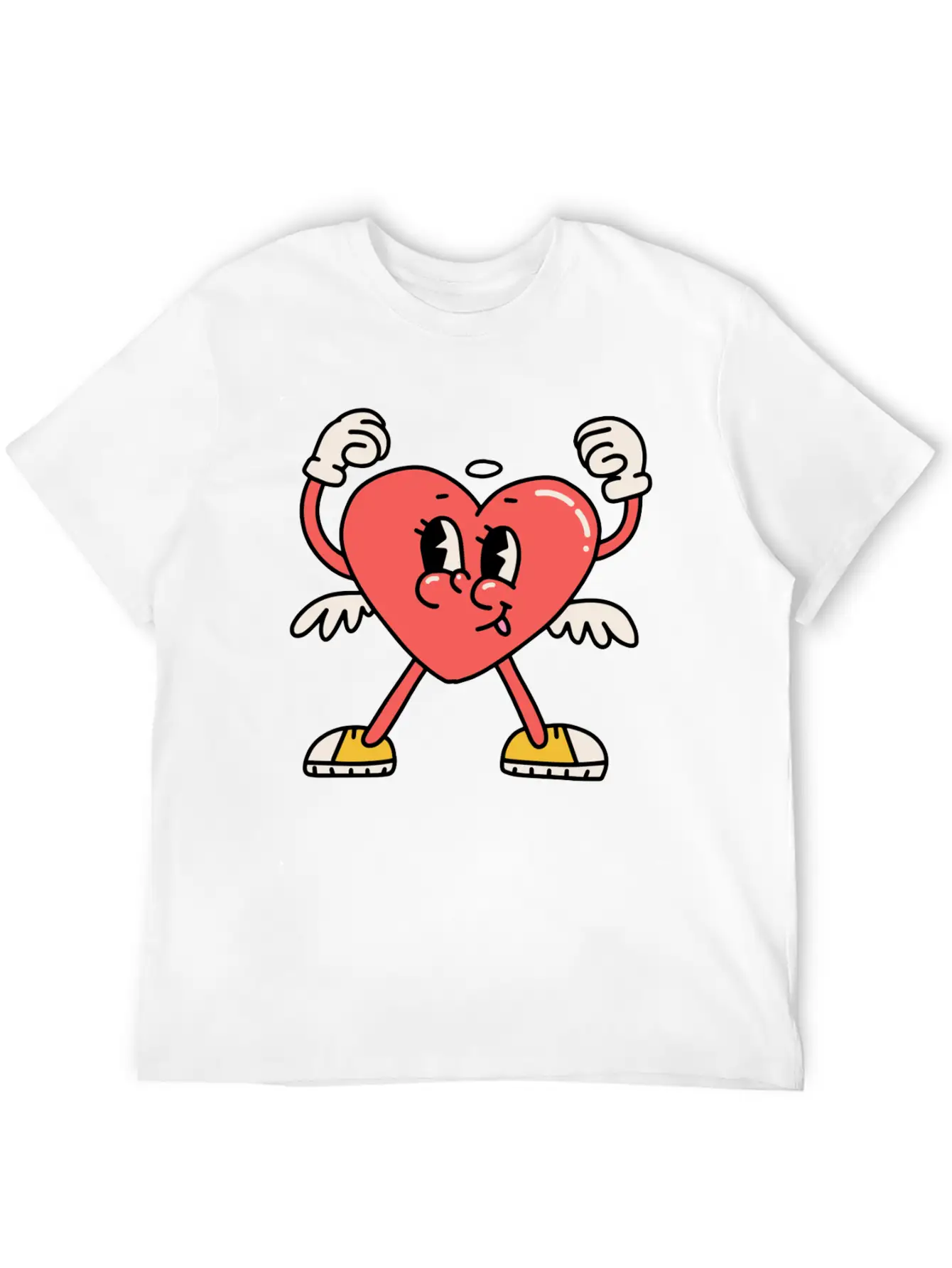 Cute Heart Stylish Everyday T-Shirt – Unisex Basic Cotton Tee