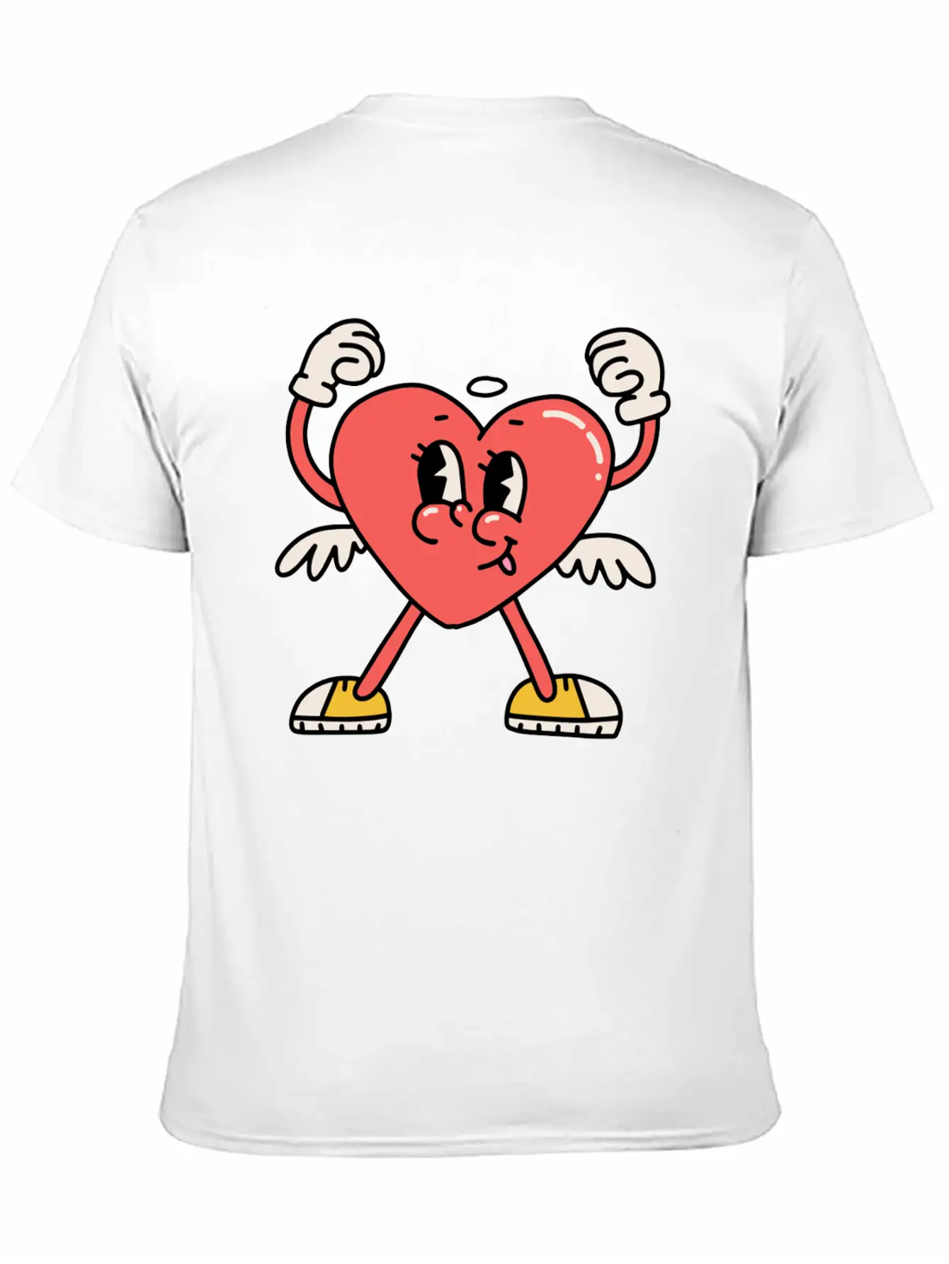 Cute Heart Stylish Everyday T-Shirt – Unisex Basic Cotton Tee