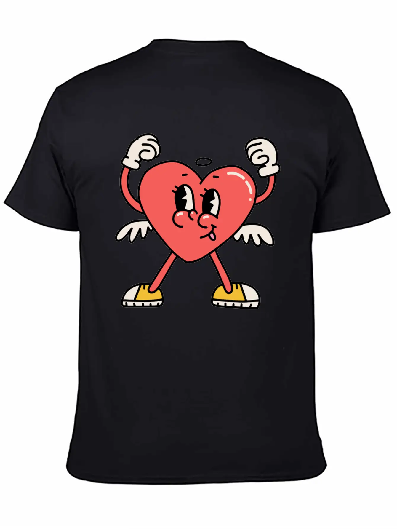 Cute Heart Stylish Everyday T-Shirt – Unisex Basic Cotton Tee